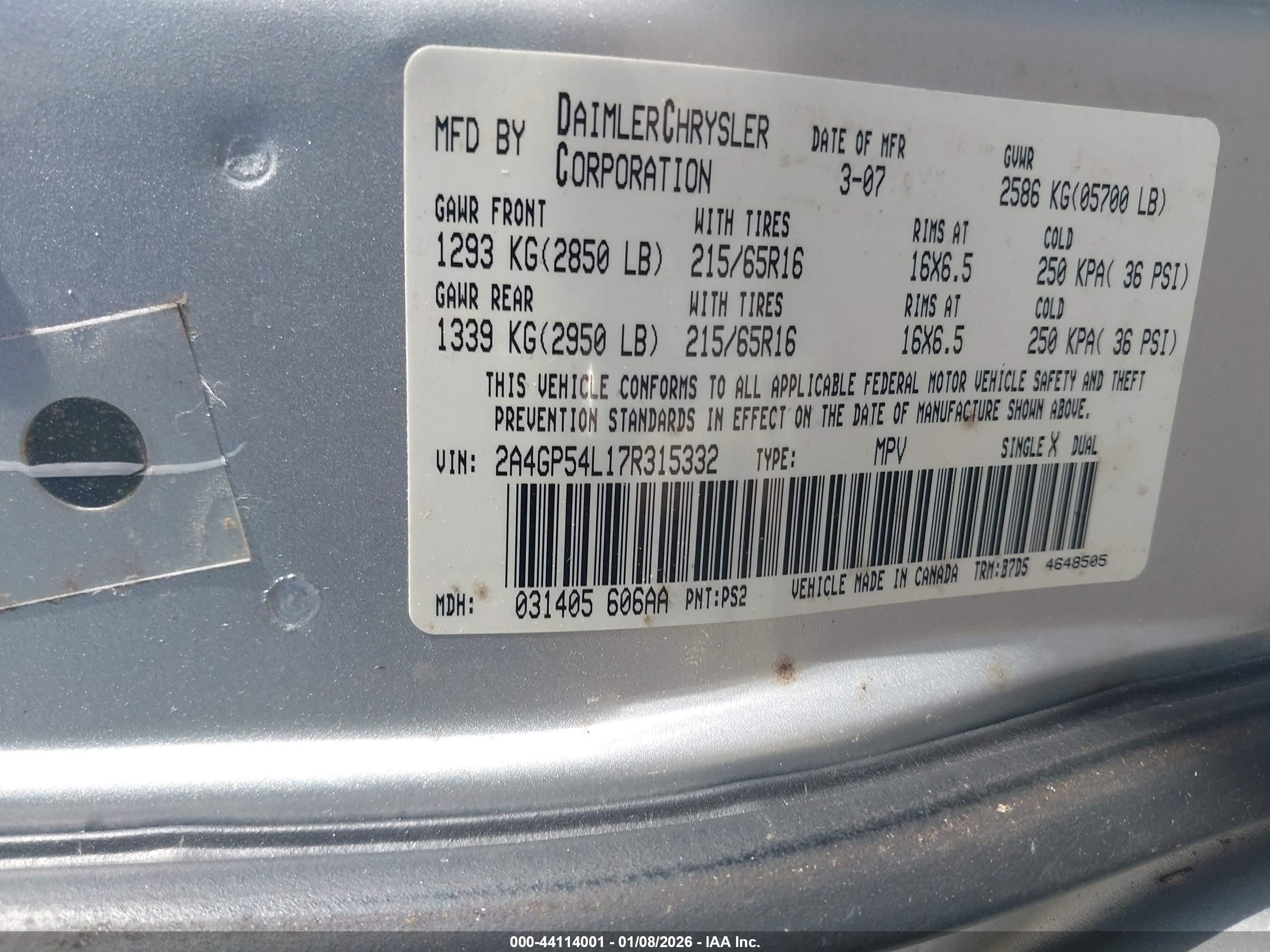 CHRYSLER TOWN image 9