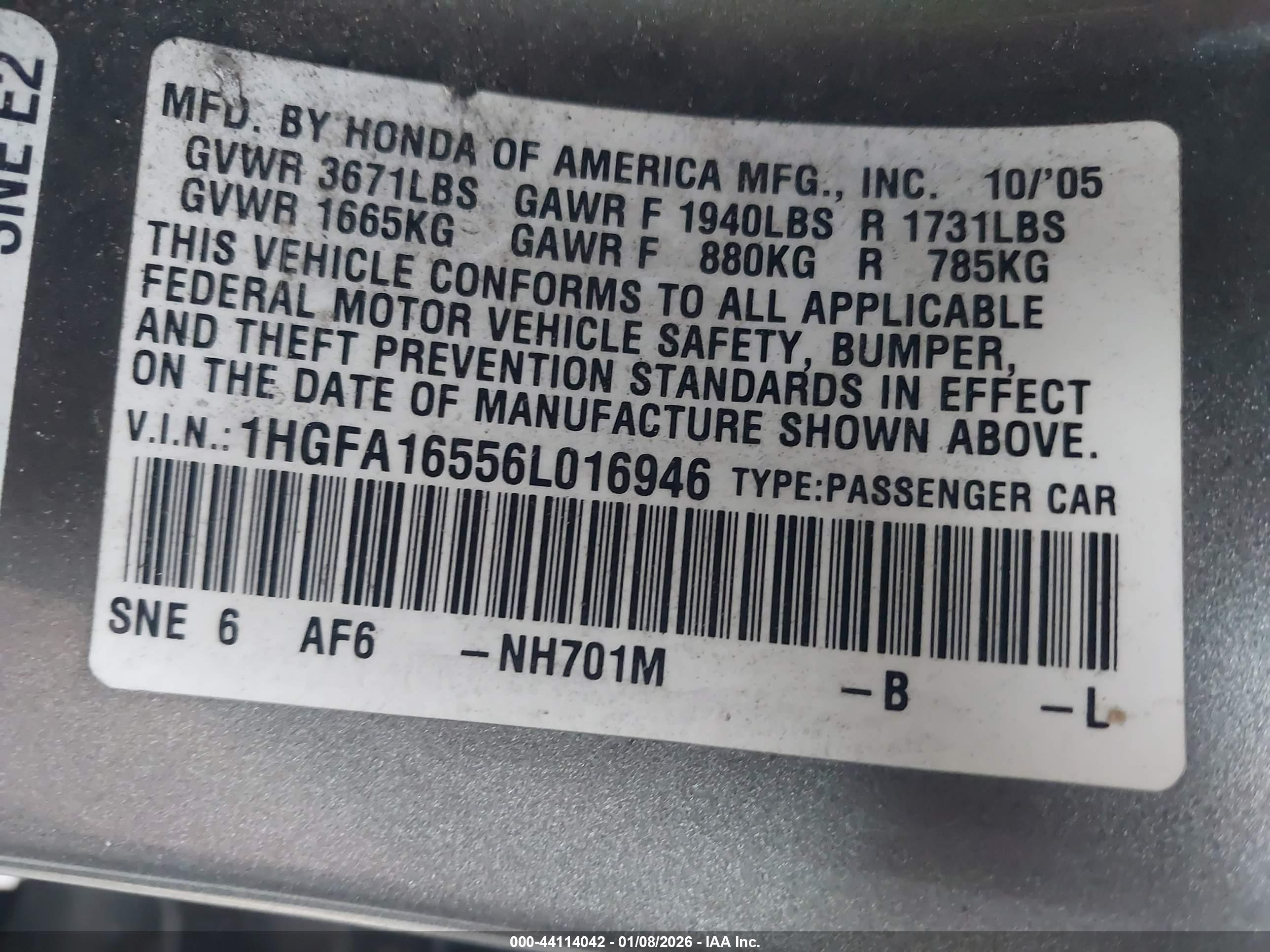 HONDA CIVIC image 9