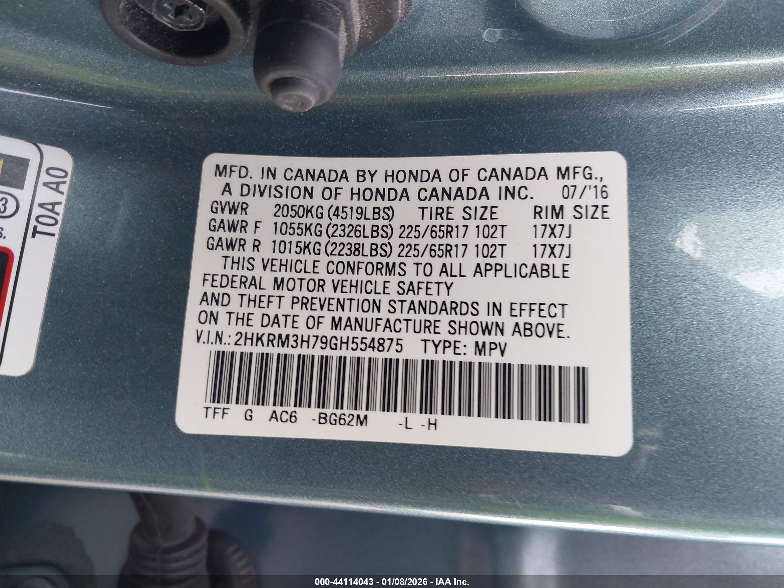HONDA CR-V image 9