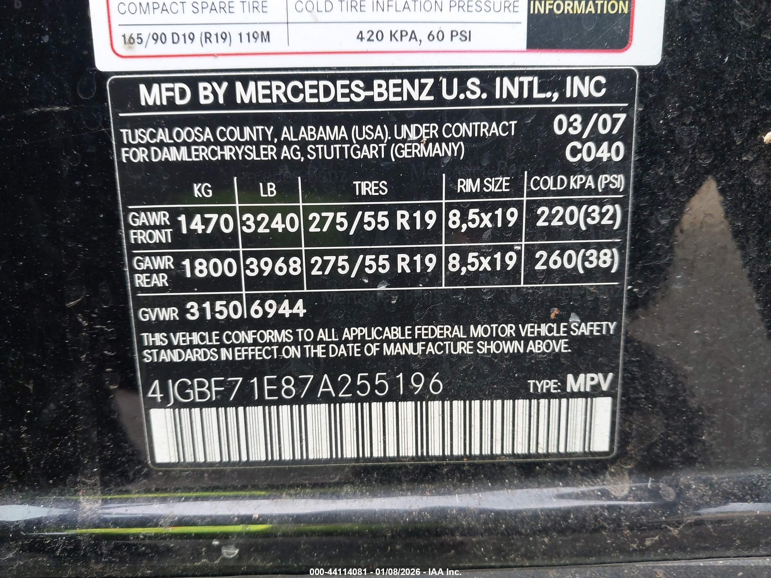 MERCEDES-BENZ GL image 9