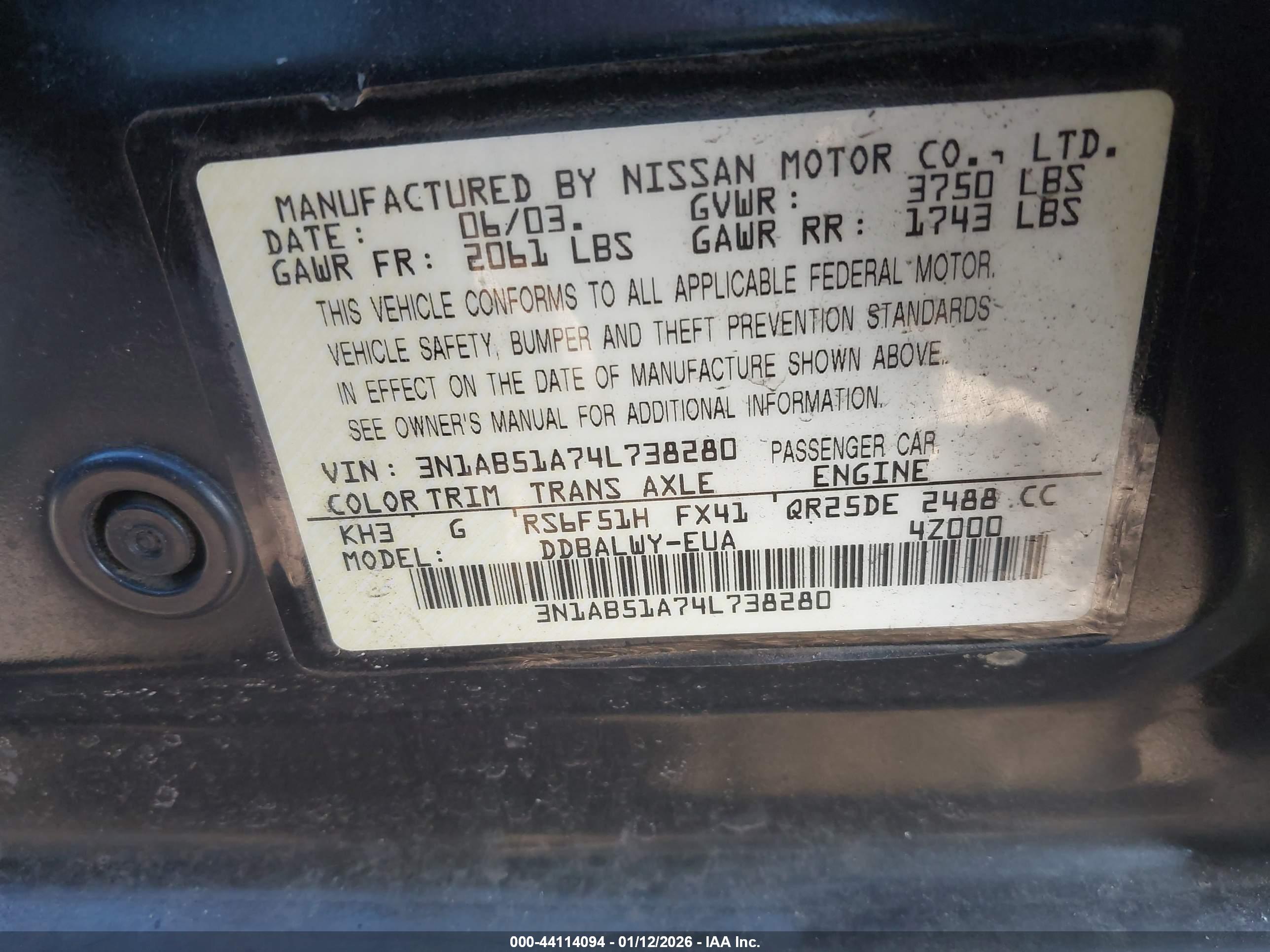 NISSAN SENTRA image 9