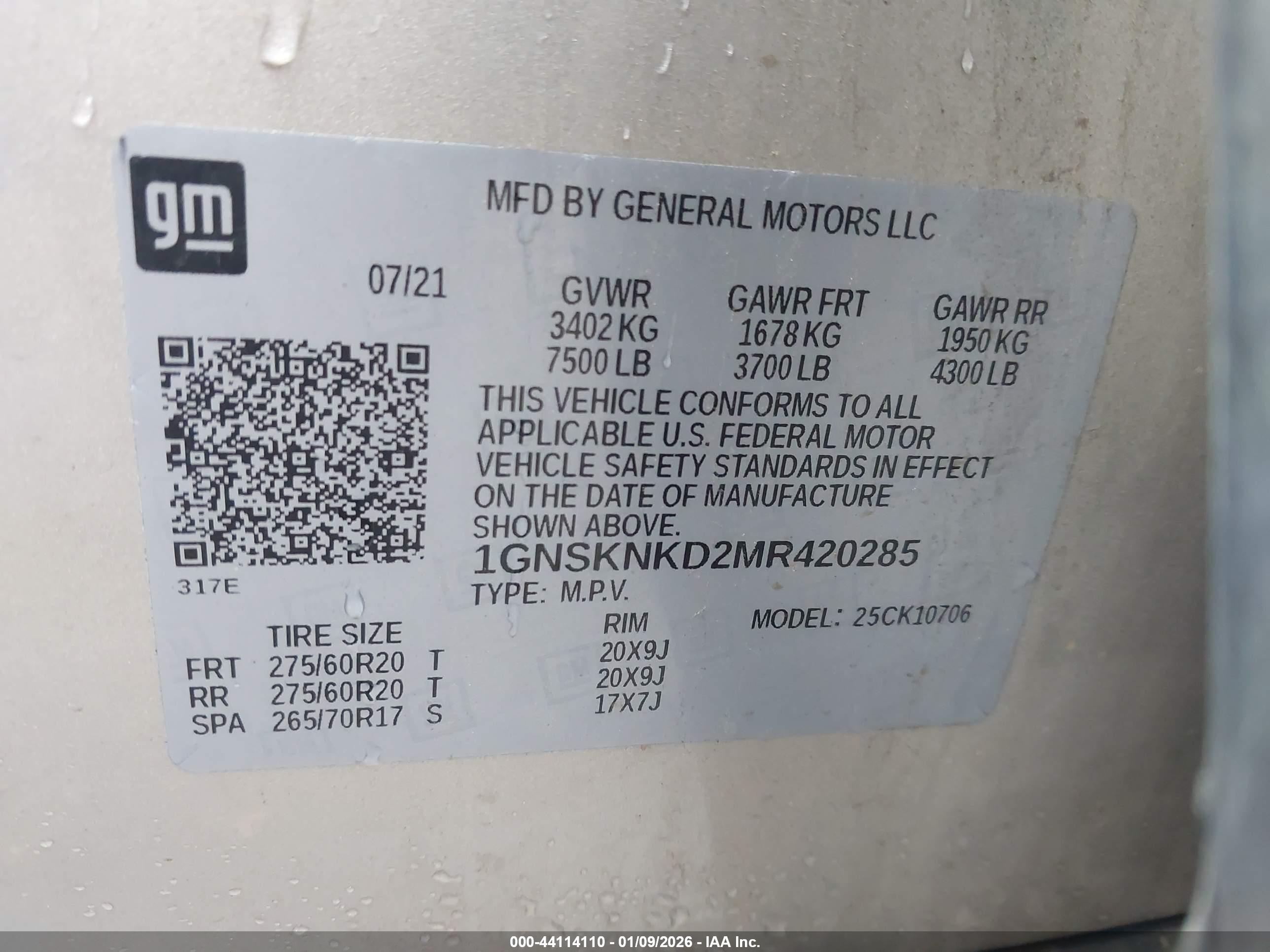 CHEVROLET TAHOE image 9