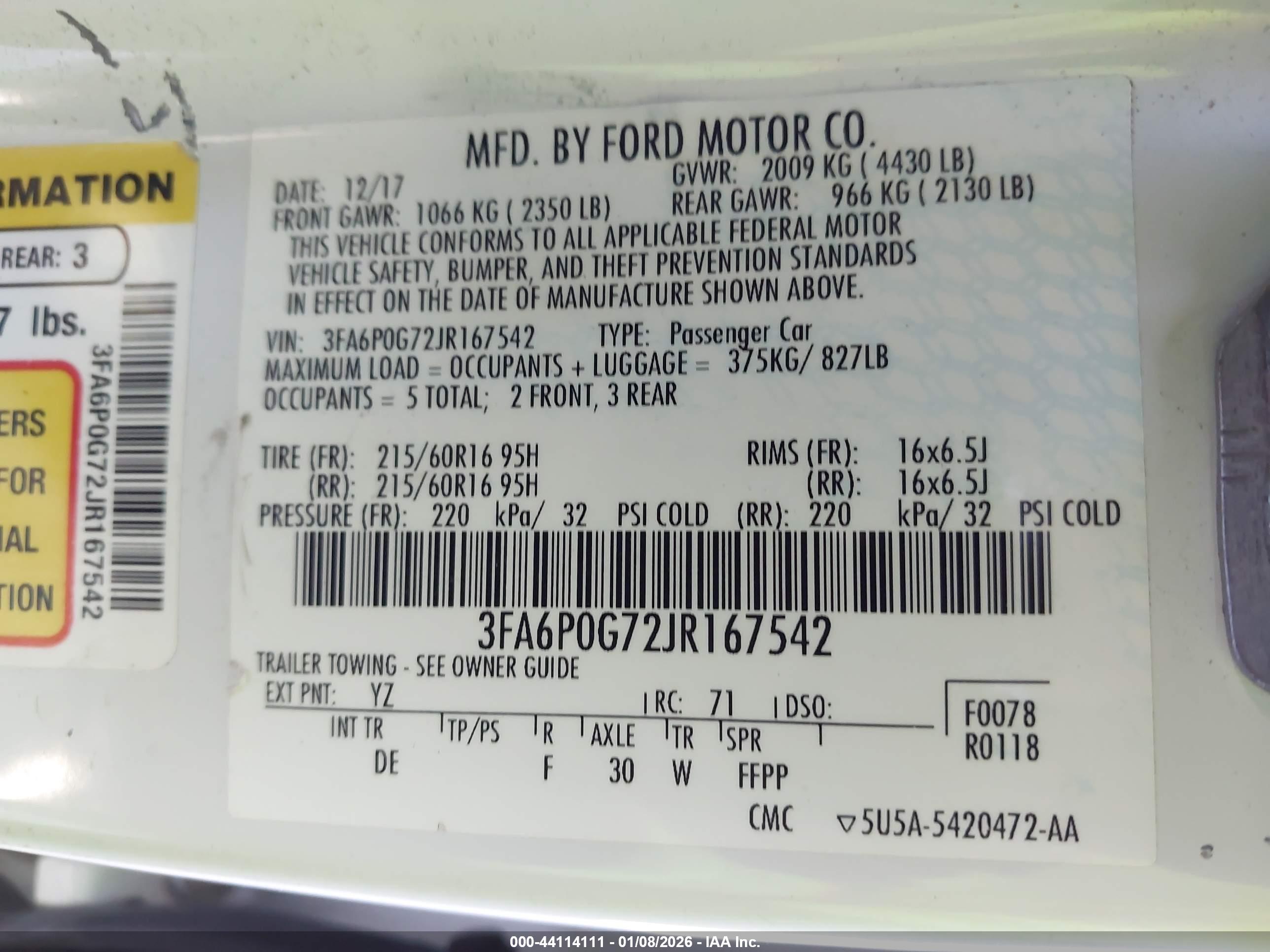 FORD FUSION image 9