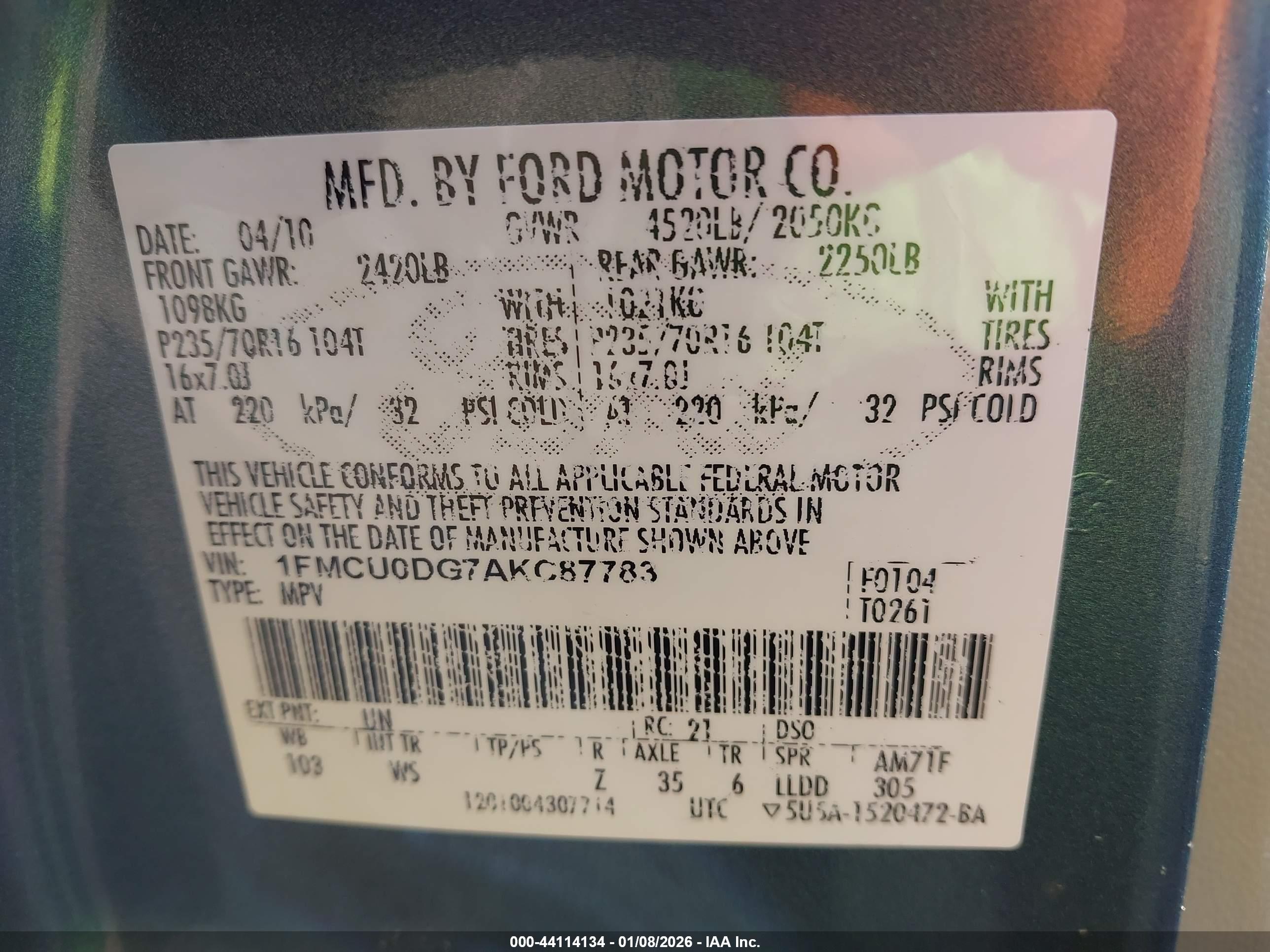 FORD ESCAPE image 9