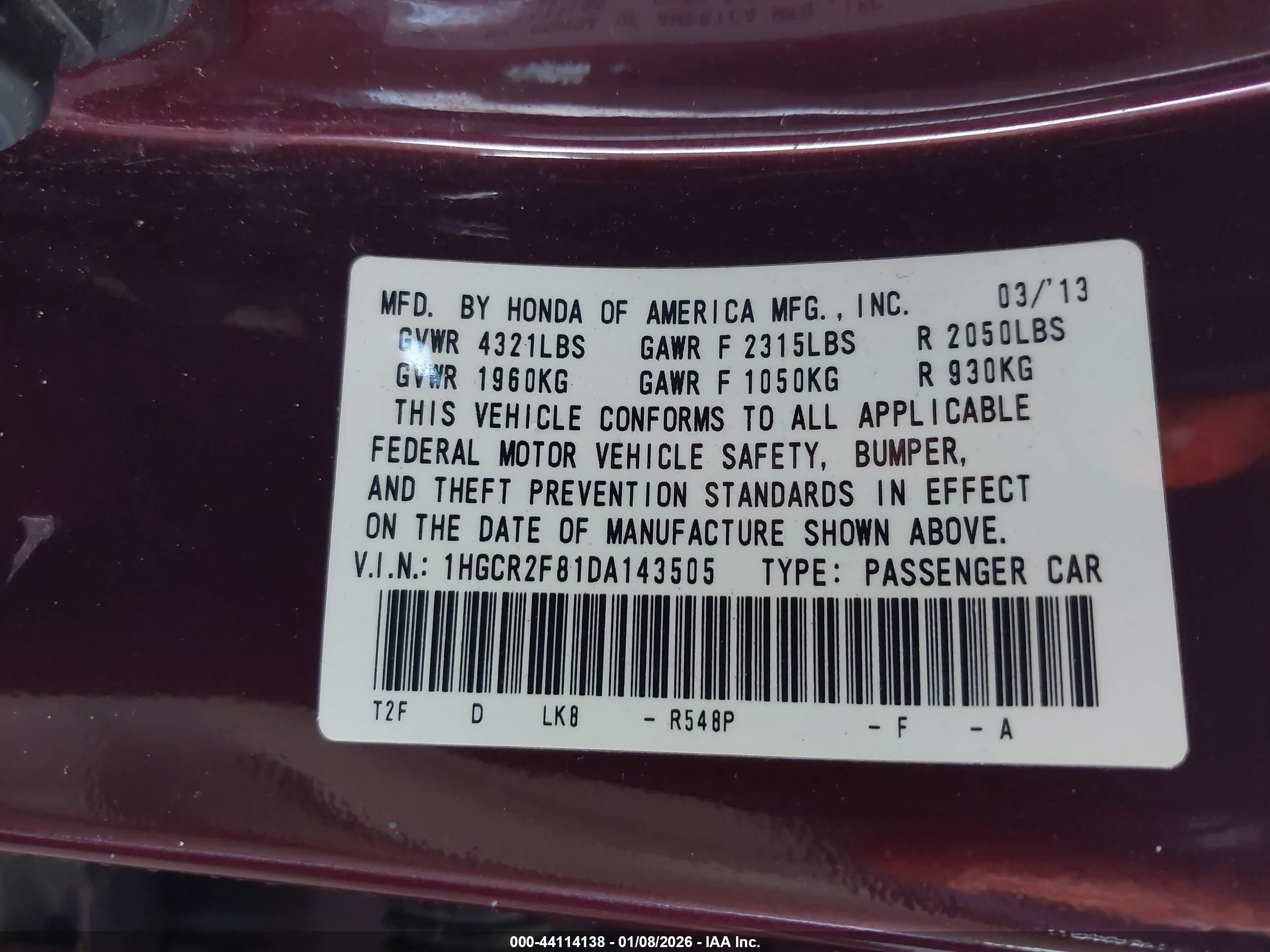 HONDA ACCORD image 9