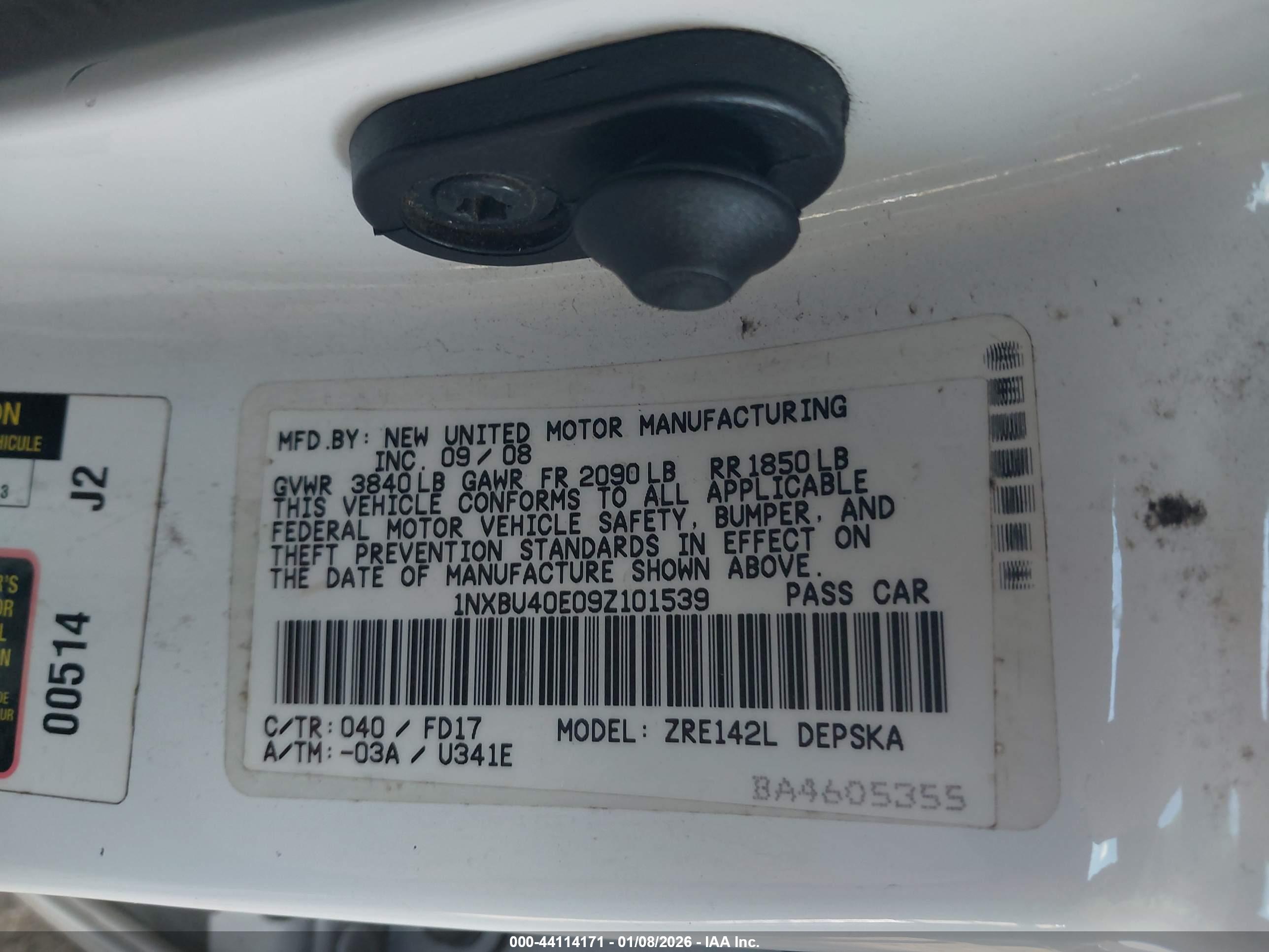TOYOTA COROLLA image 9