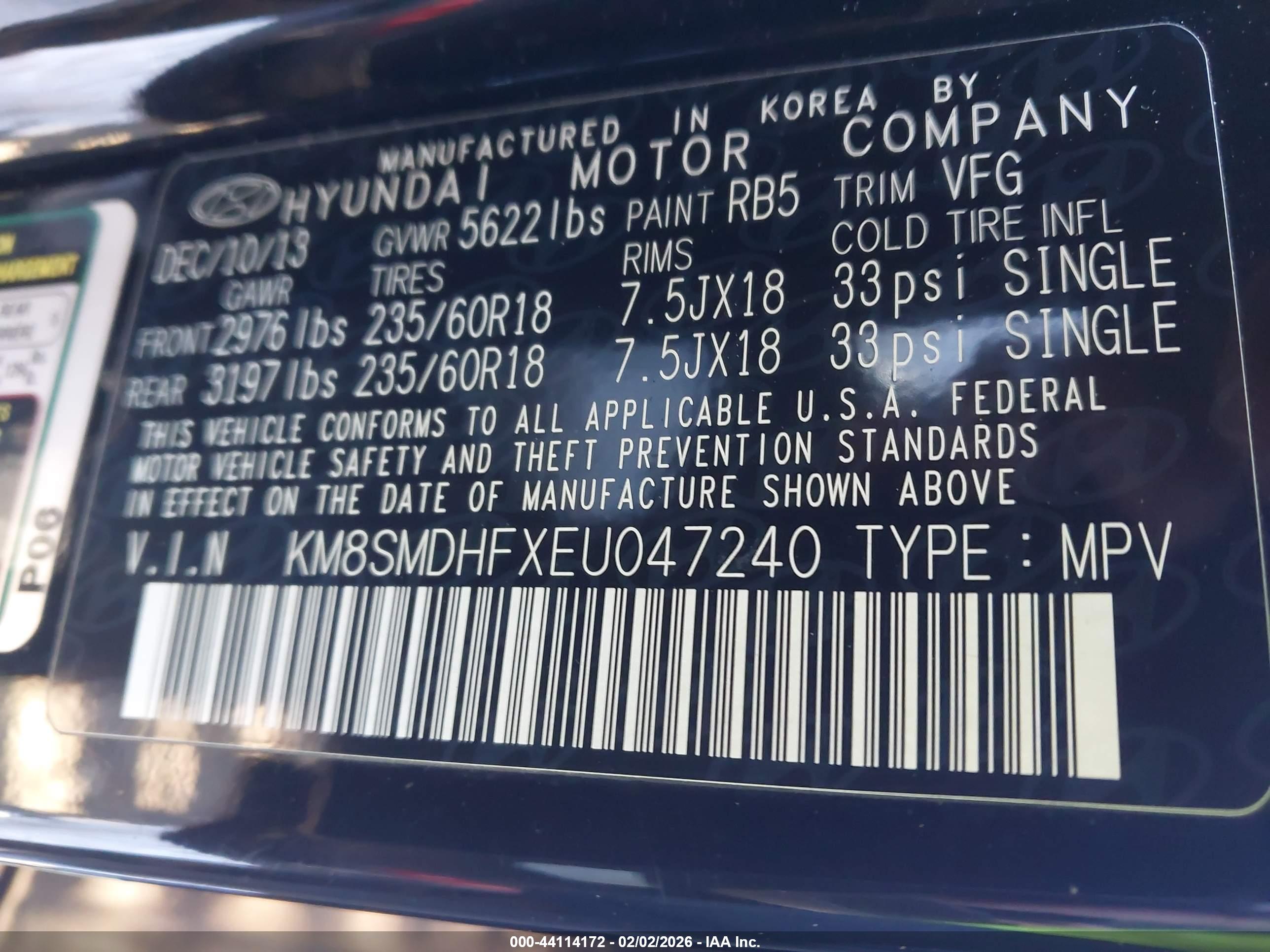 HYUNDAI SANTA image 9
