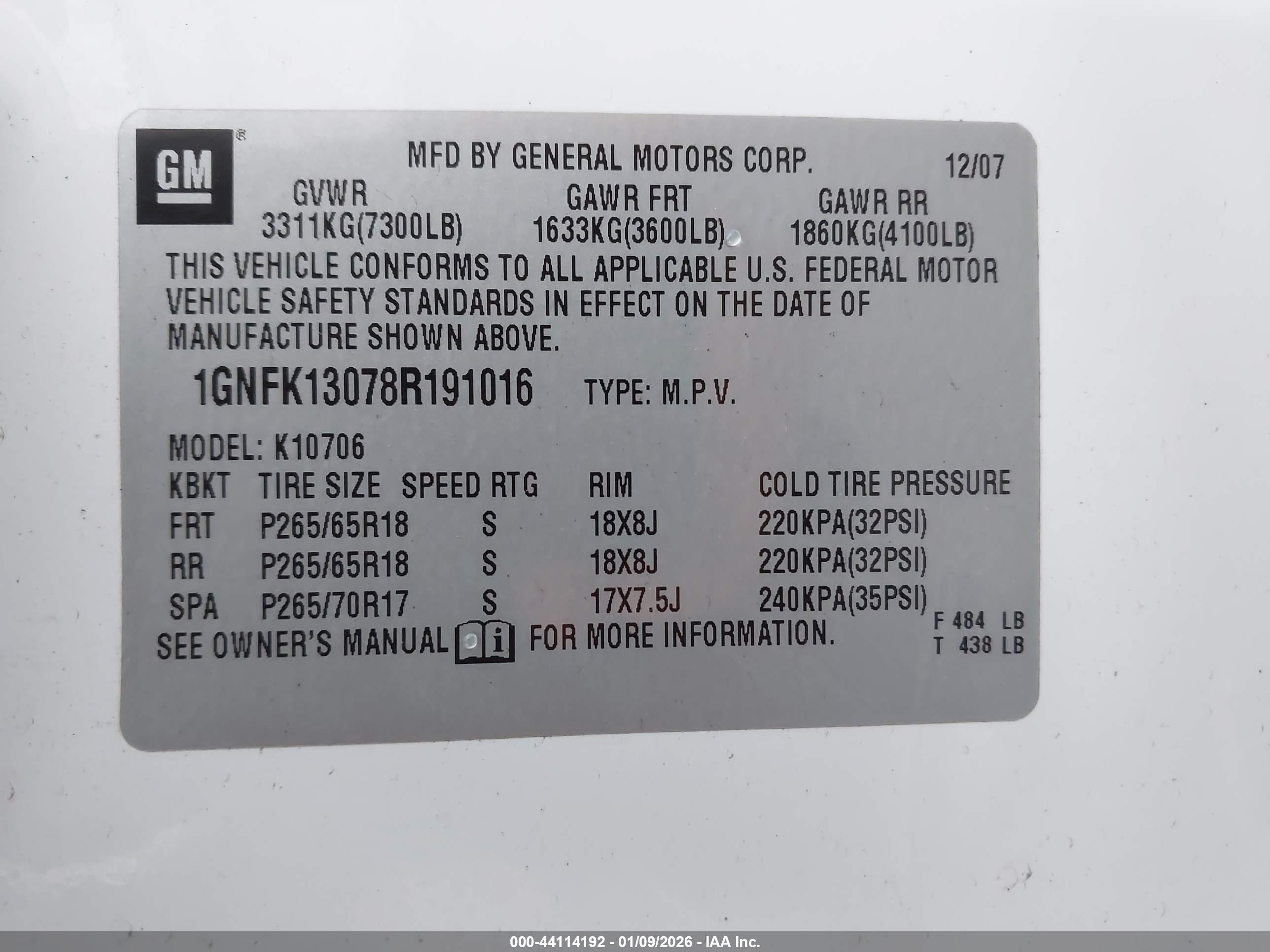 CHEVROLET TAHOE image 9