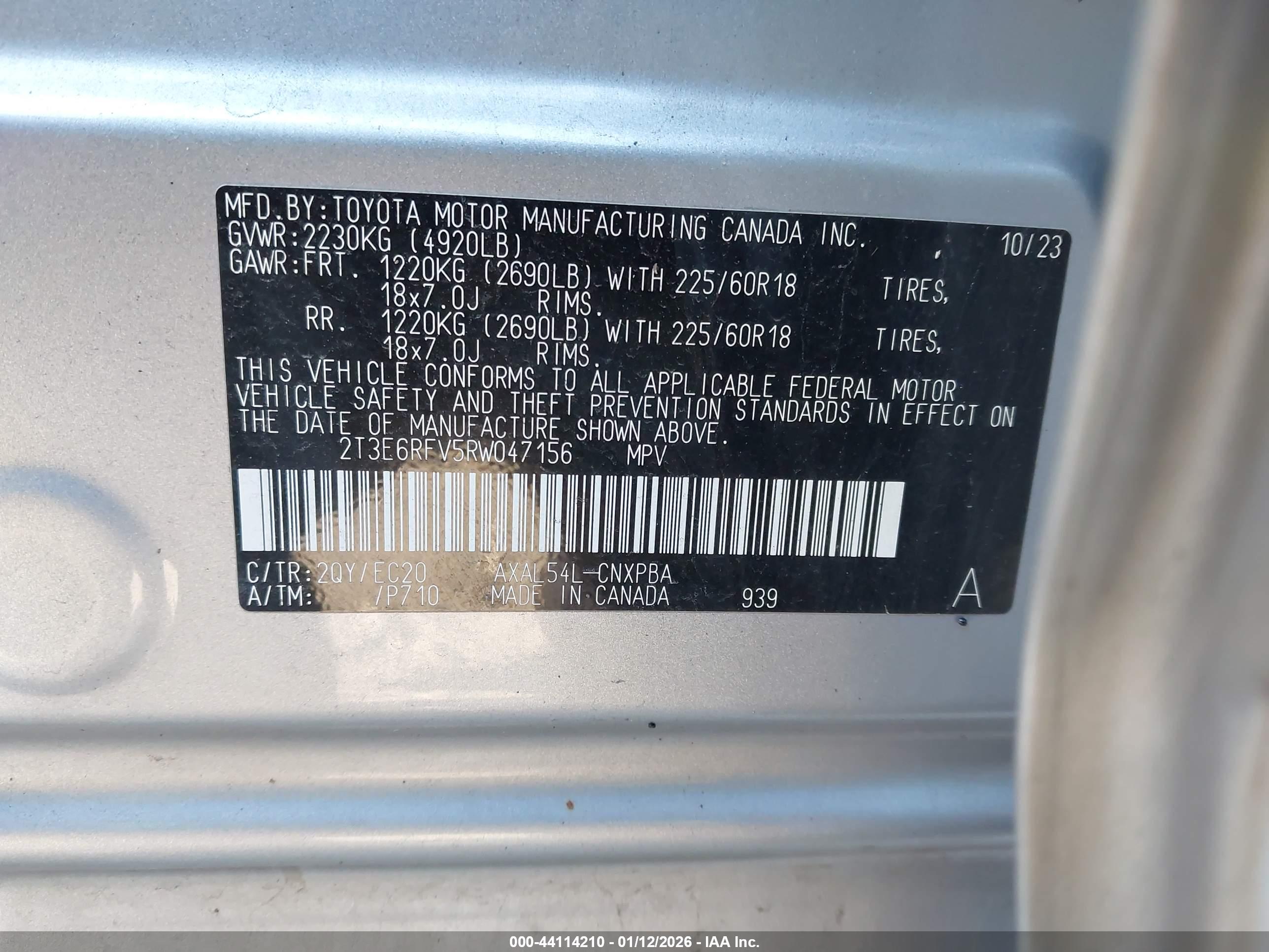 TOYOTA RAV4 image 9