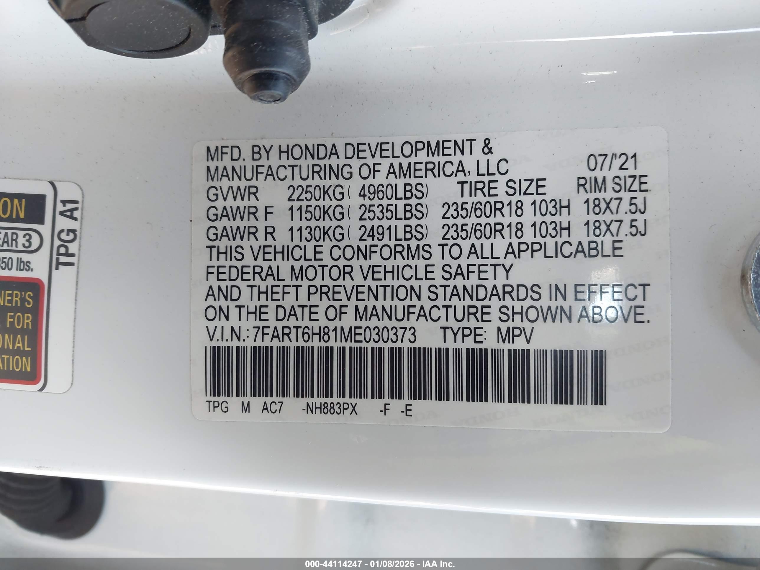 HONDA CR-V image 9