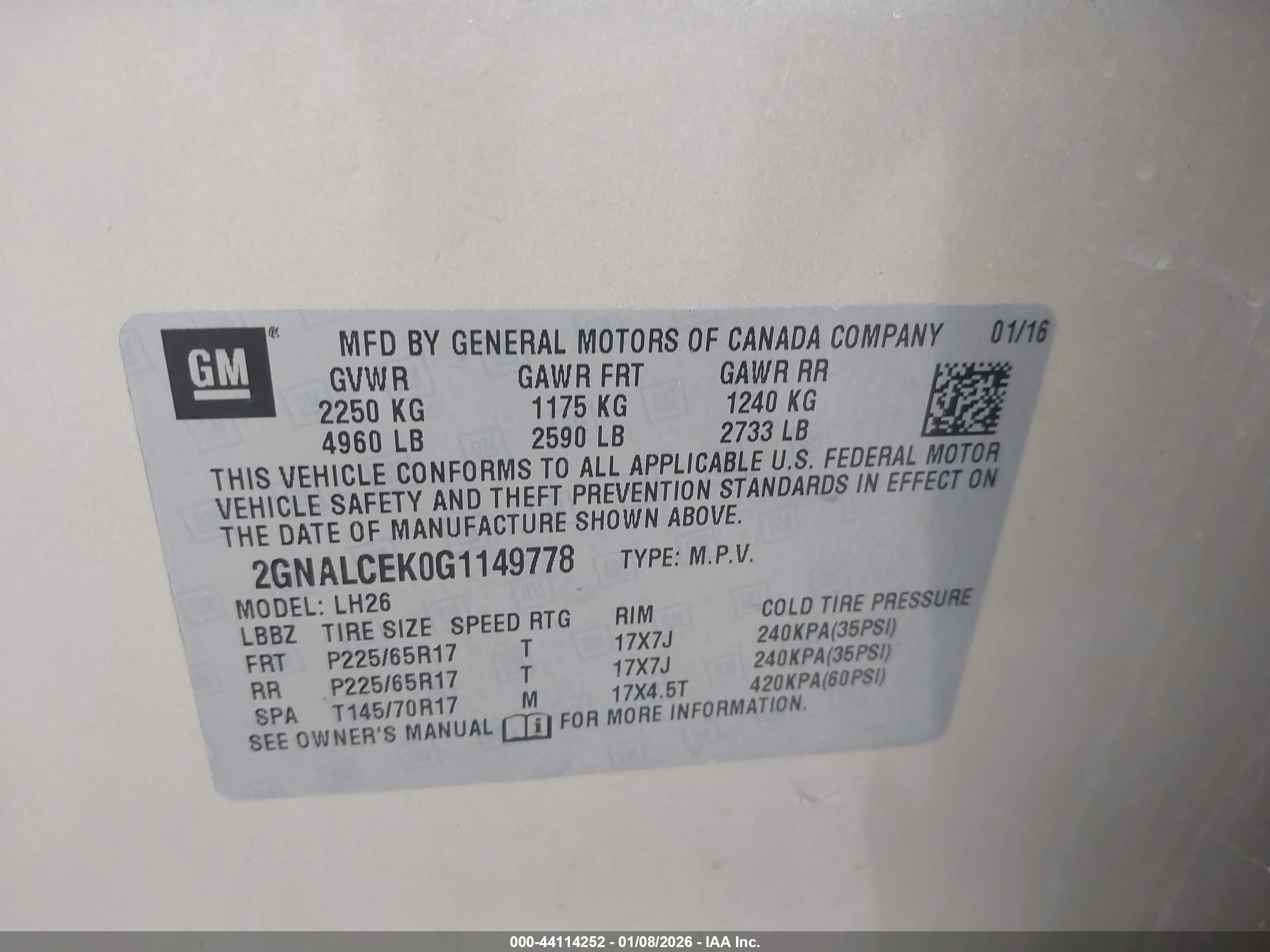 CHEVROLET EQUINOX image 9