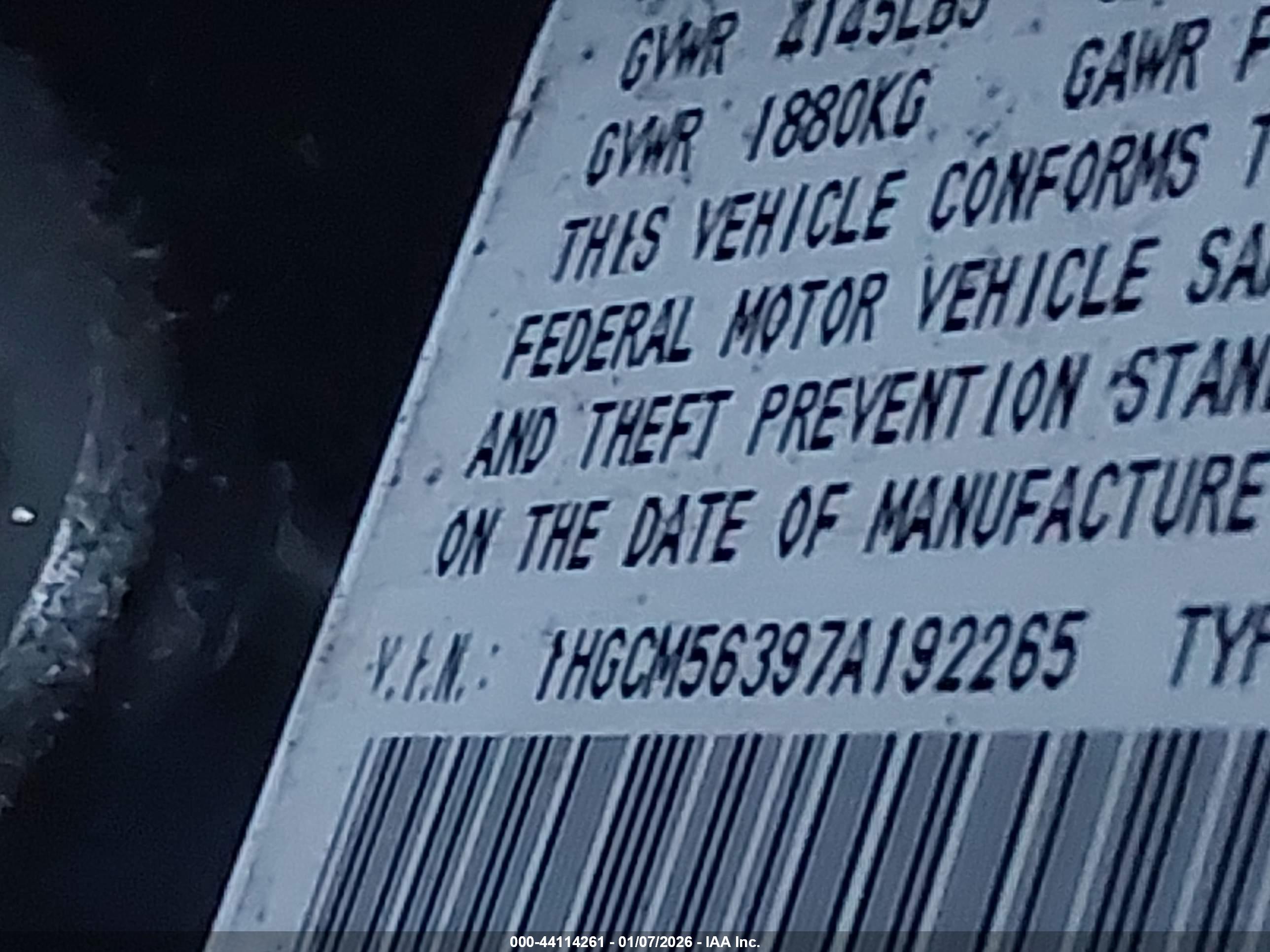 HONDA ACCORD image 9