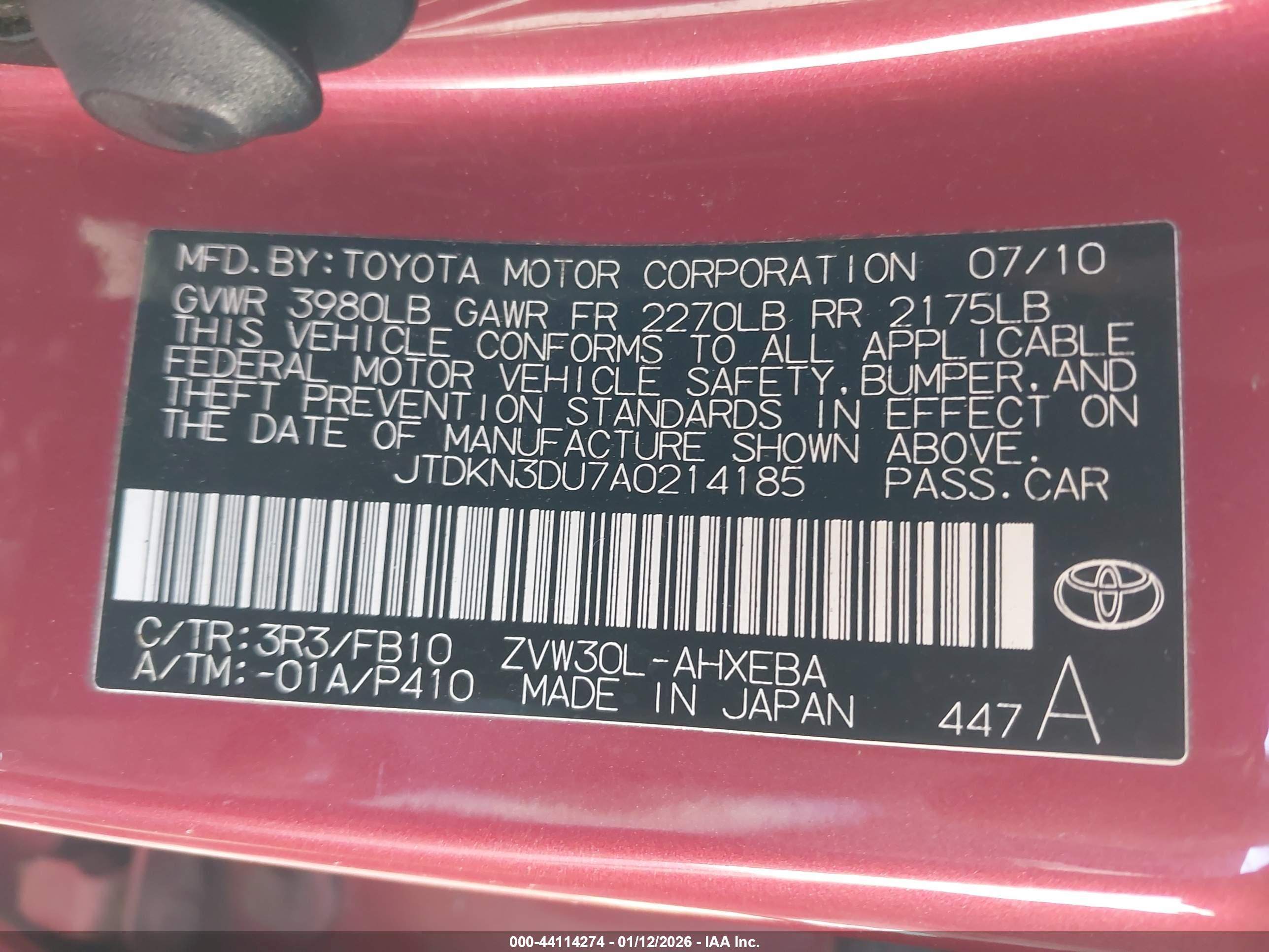 TOYOTA PRIUS image 9