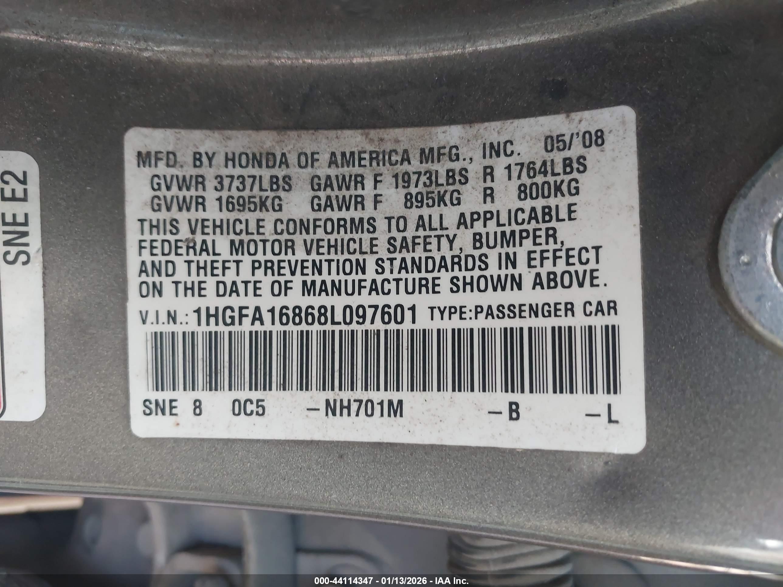 HONDA CIVIC image 9