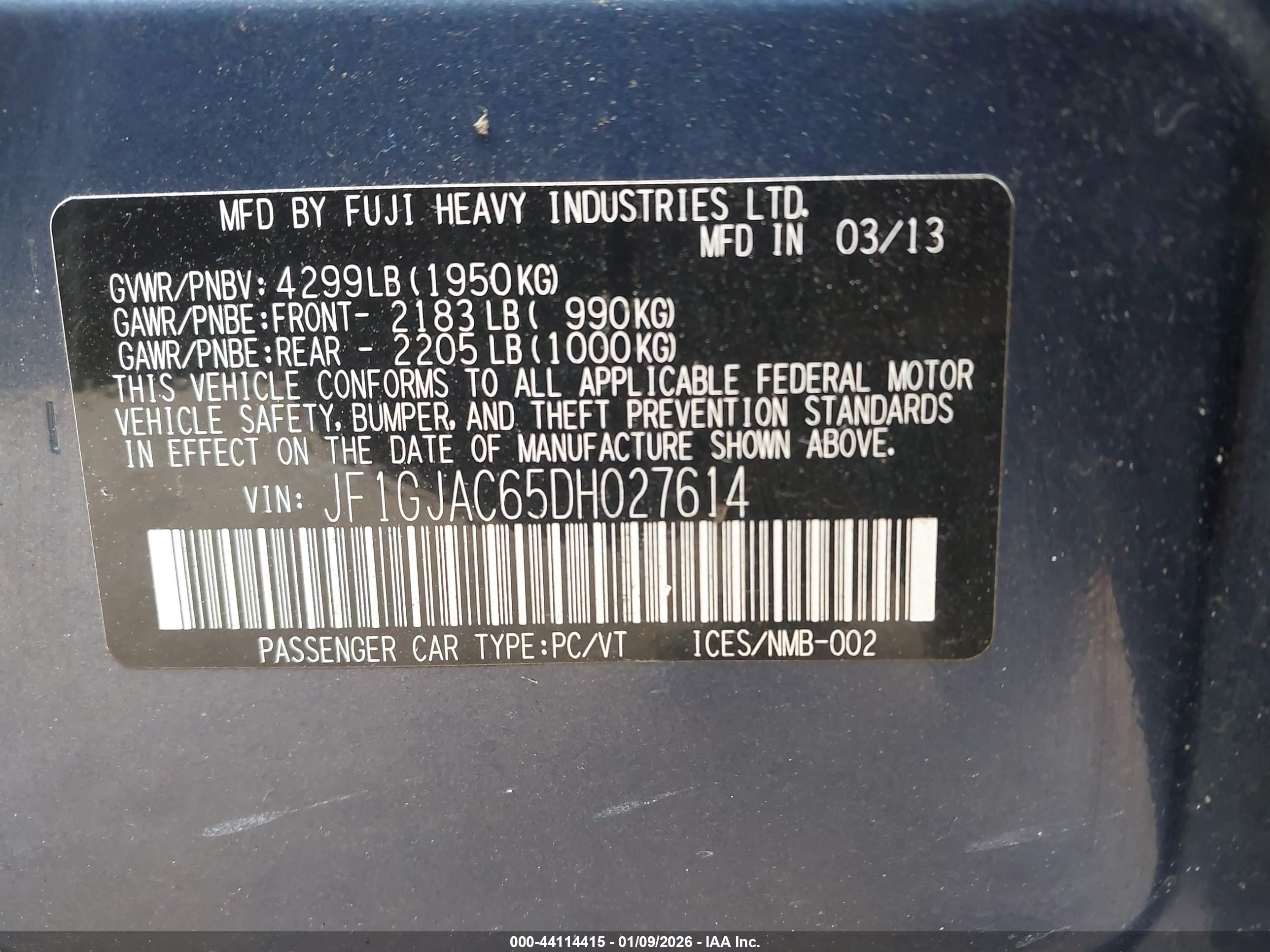 SUBARU IMPREZA image 9