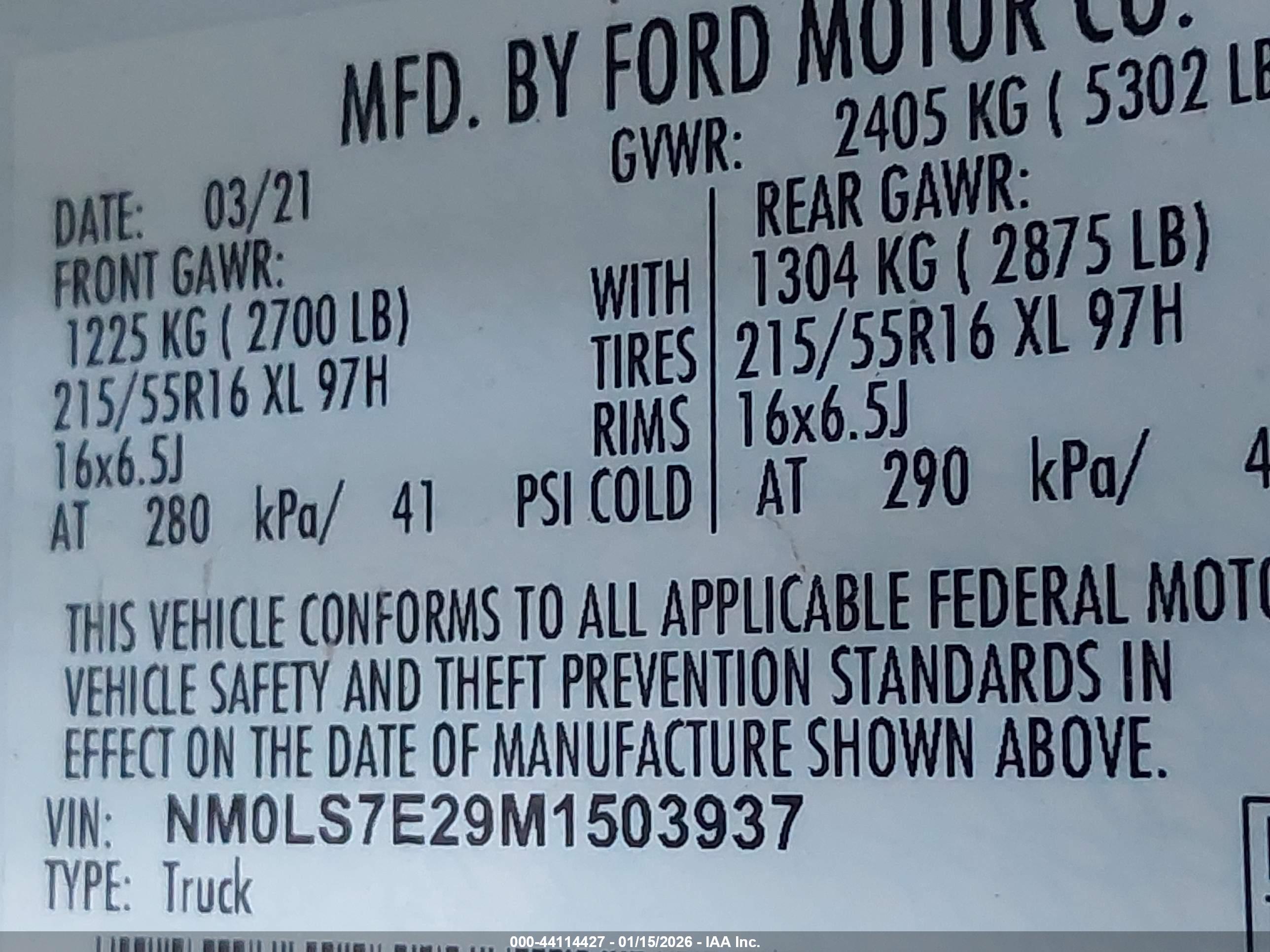 FORD TRANSIT image 9