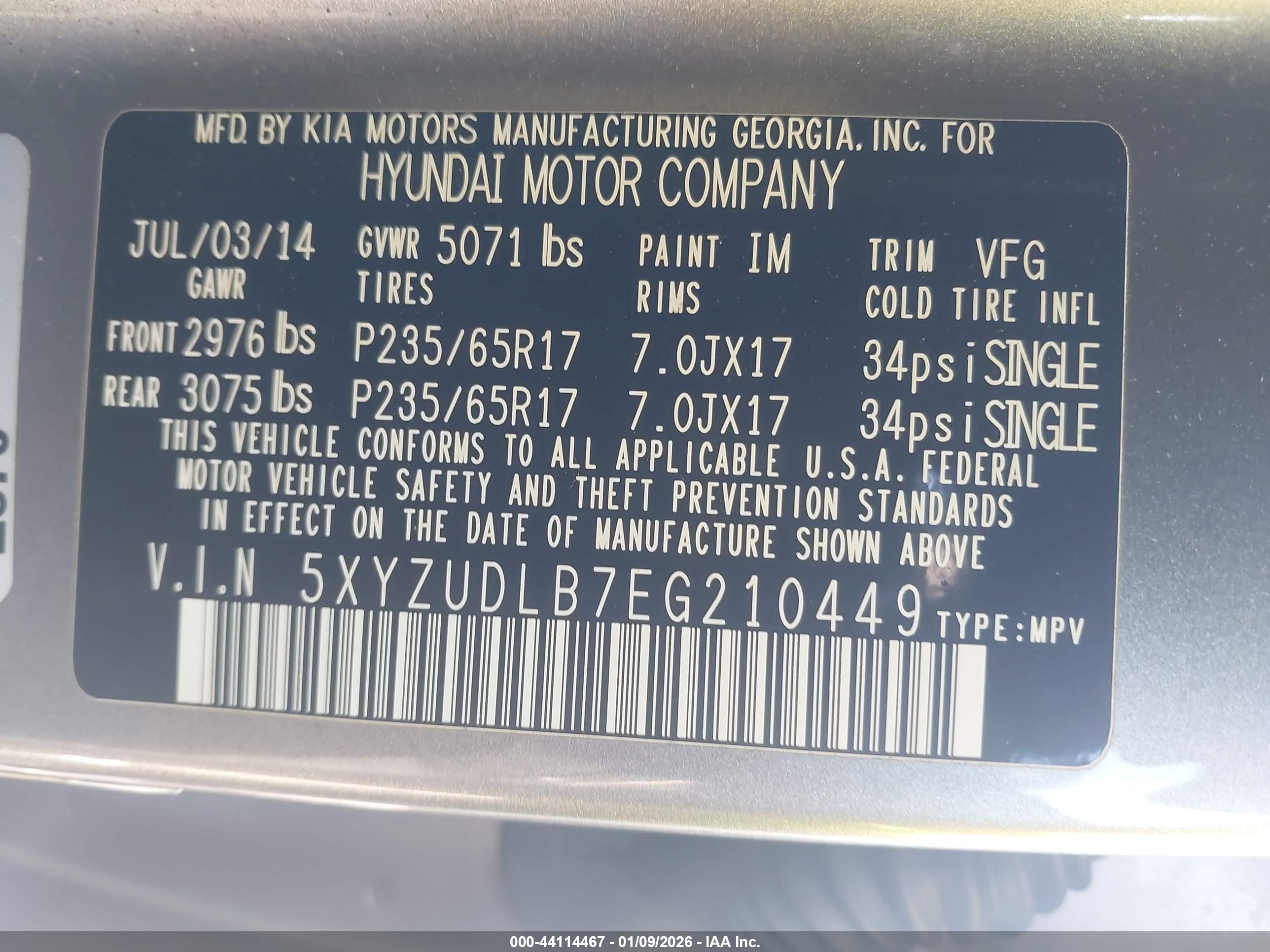 HYUNDAI SANTA image 9