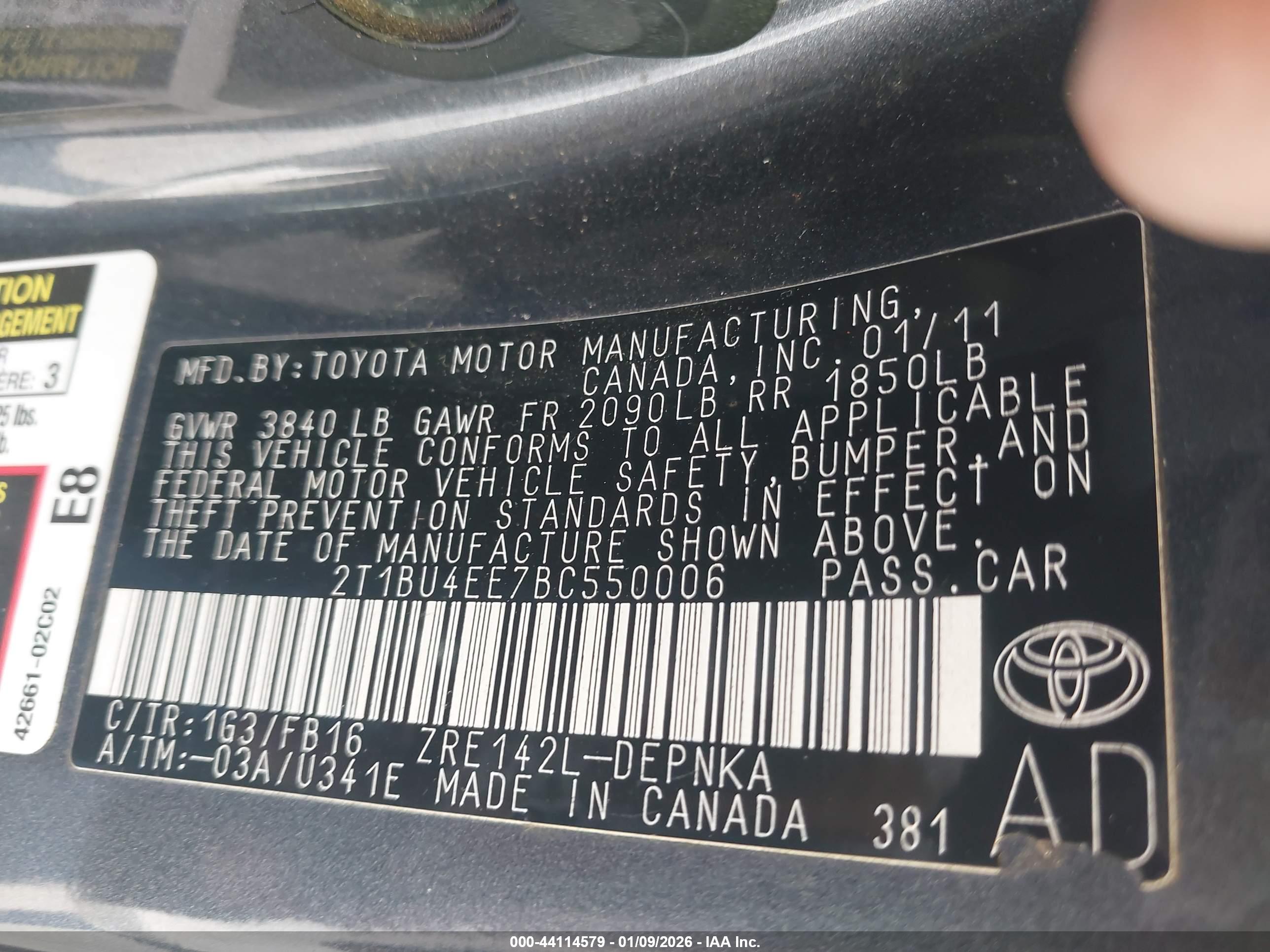 TOYOTA COROLLA image 9