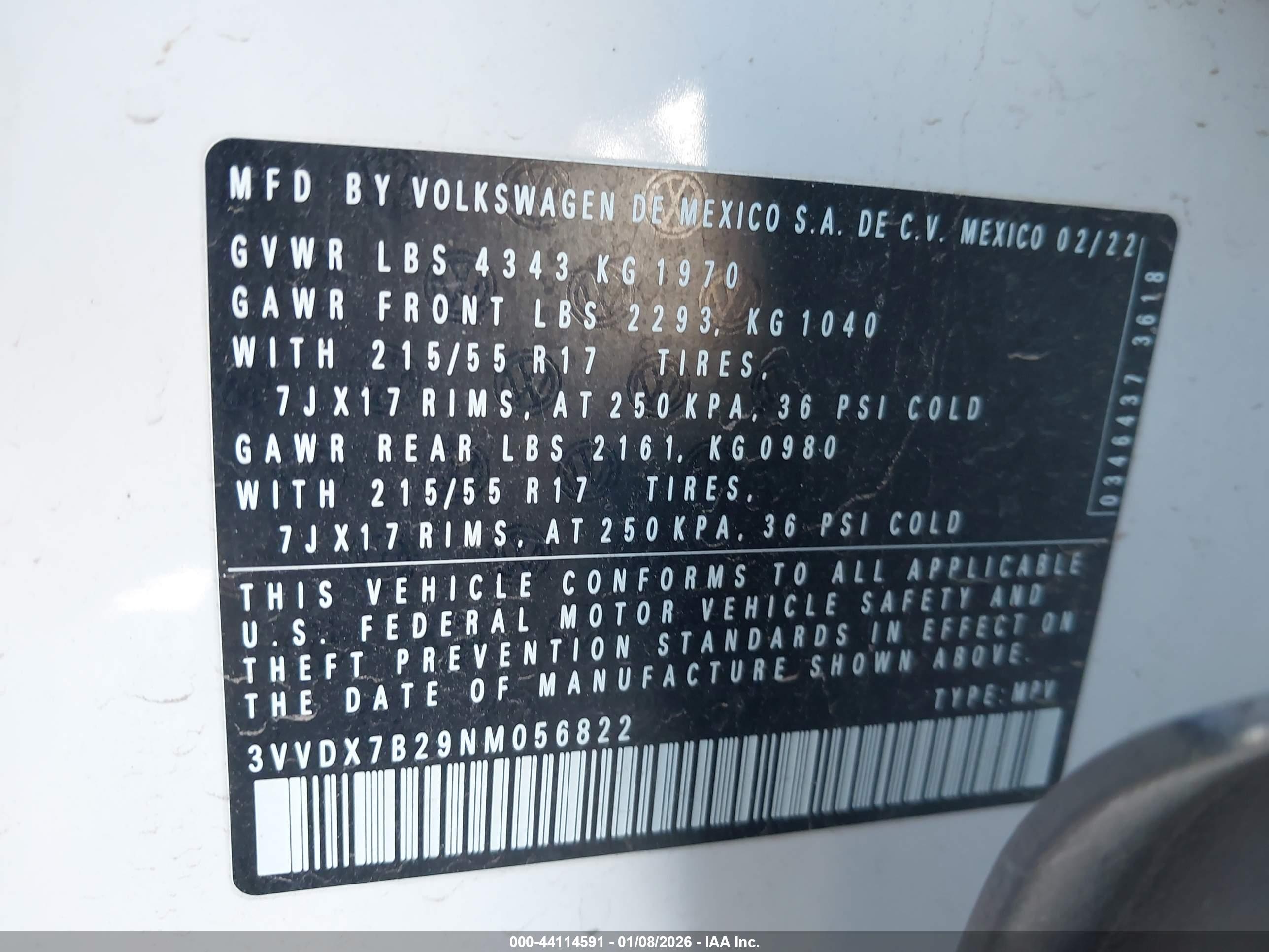 VOLKSWAGEN TAOS image 9