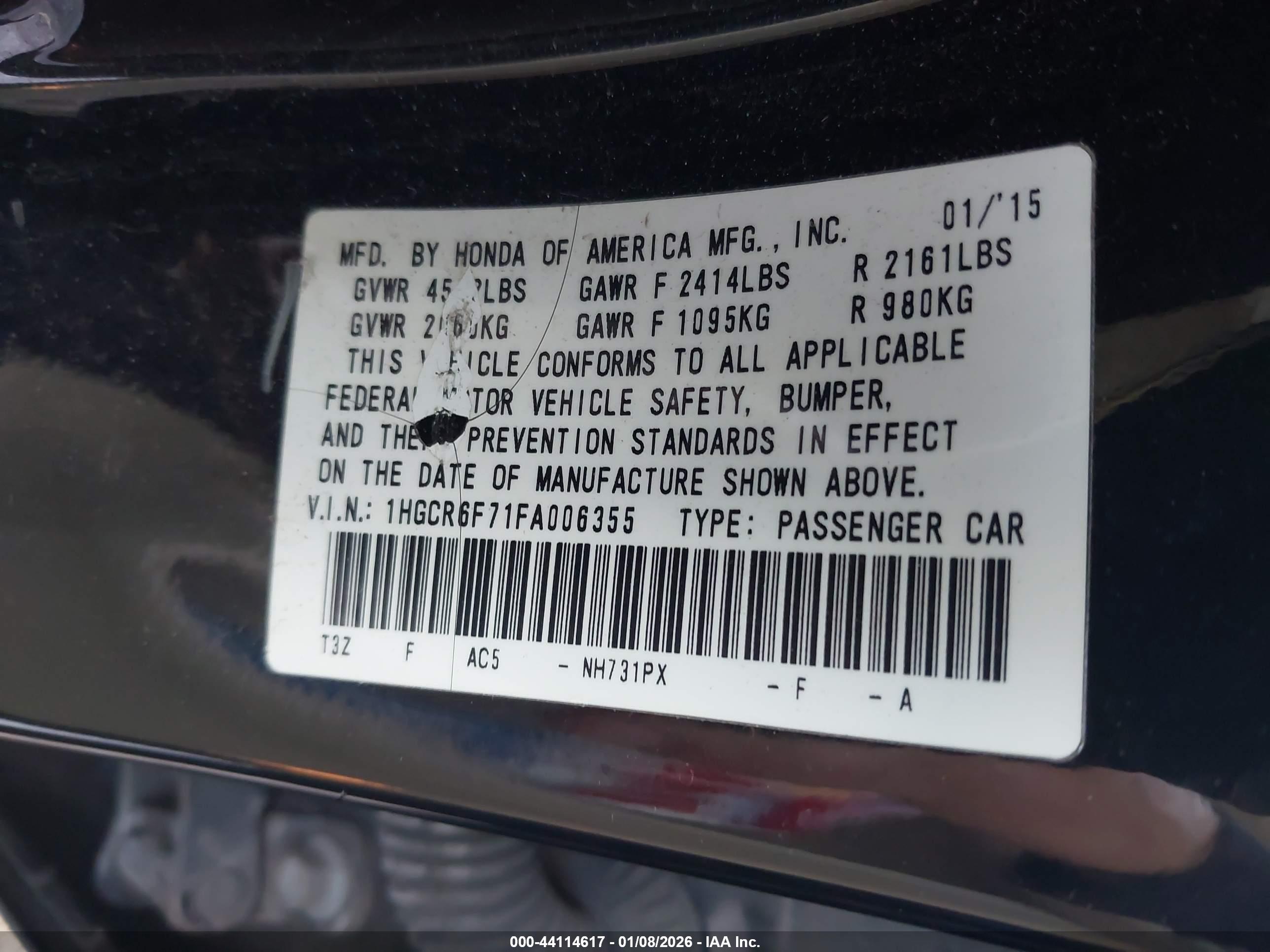 HONDA ACCORD image 9