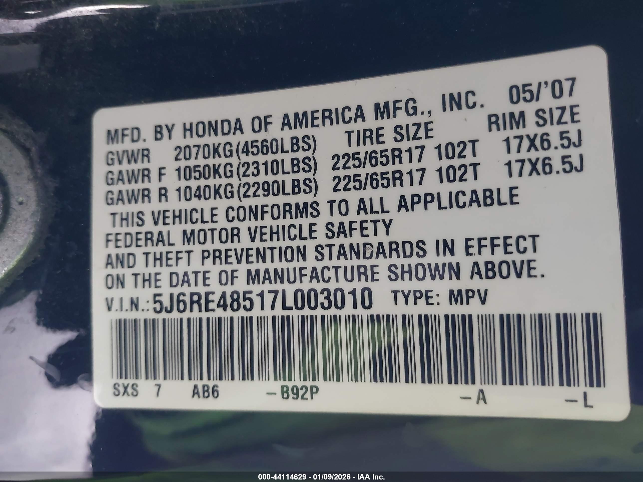 HONDA CR-V image 9