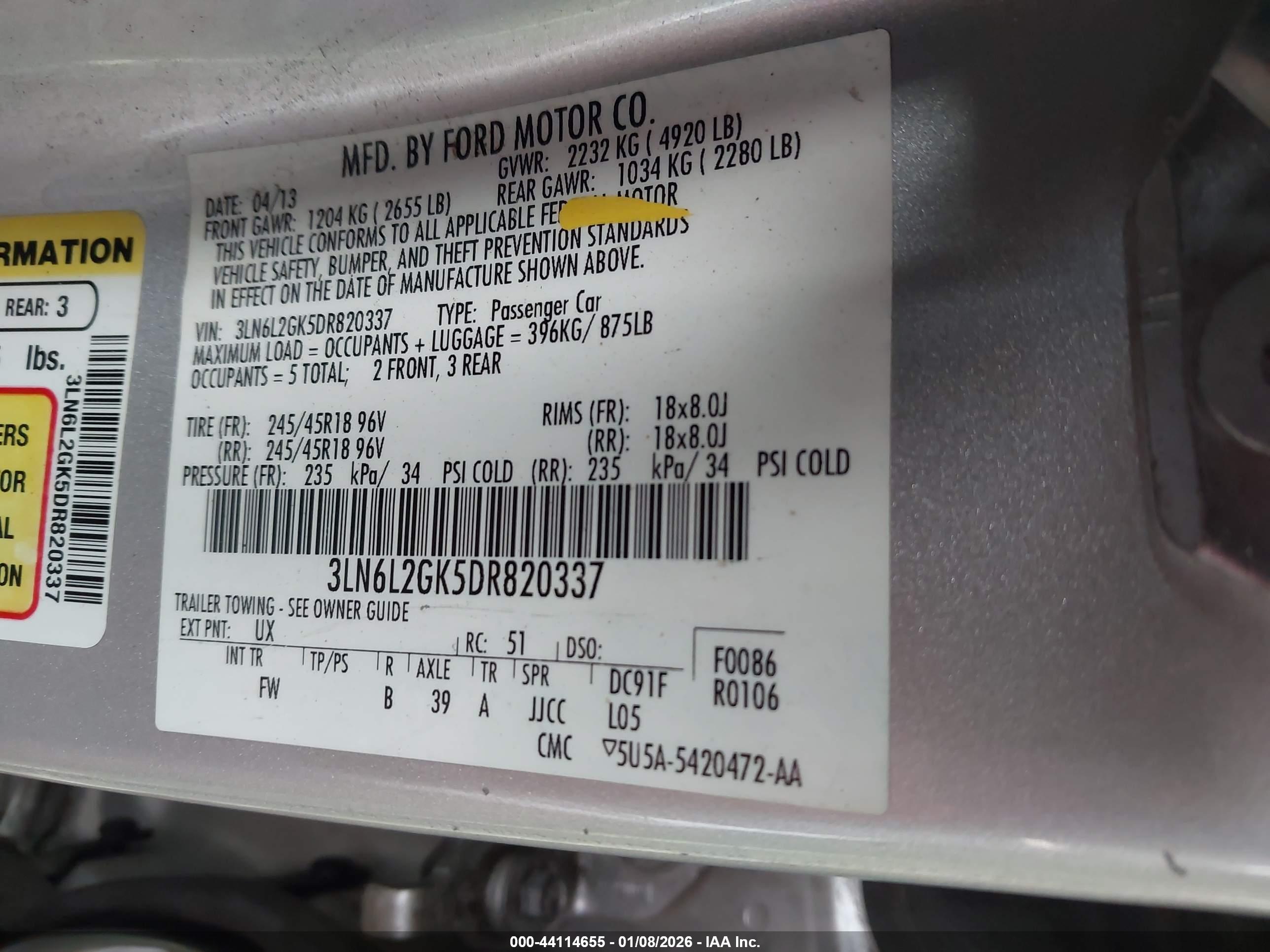 LINCOLN MKZ image 9