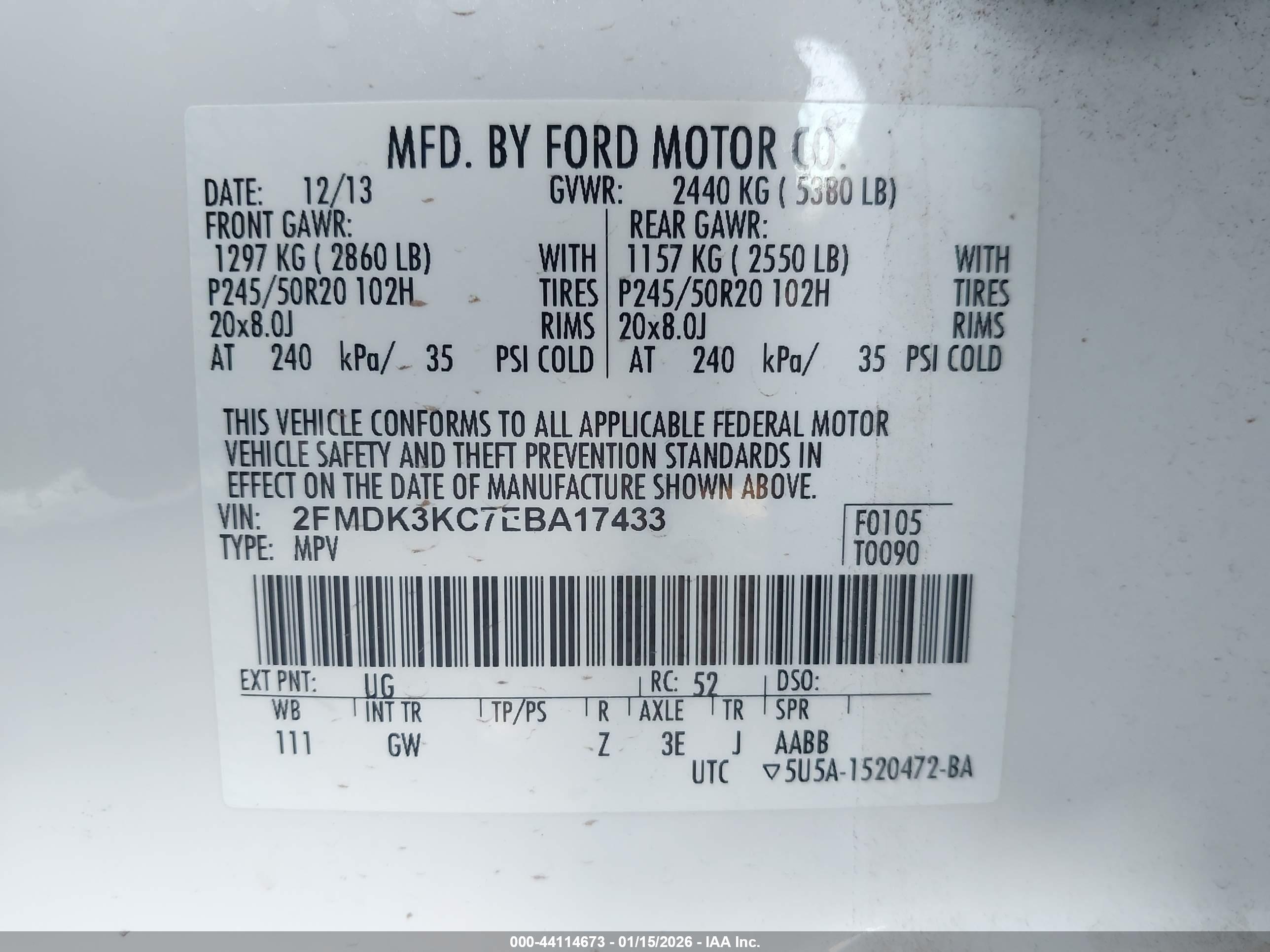 FORD EDGE image 9