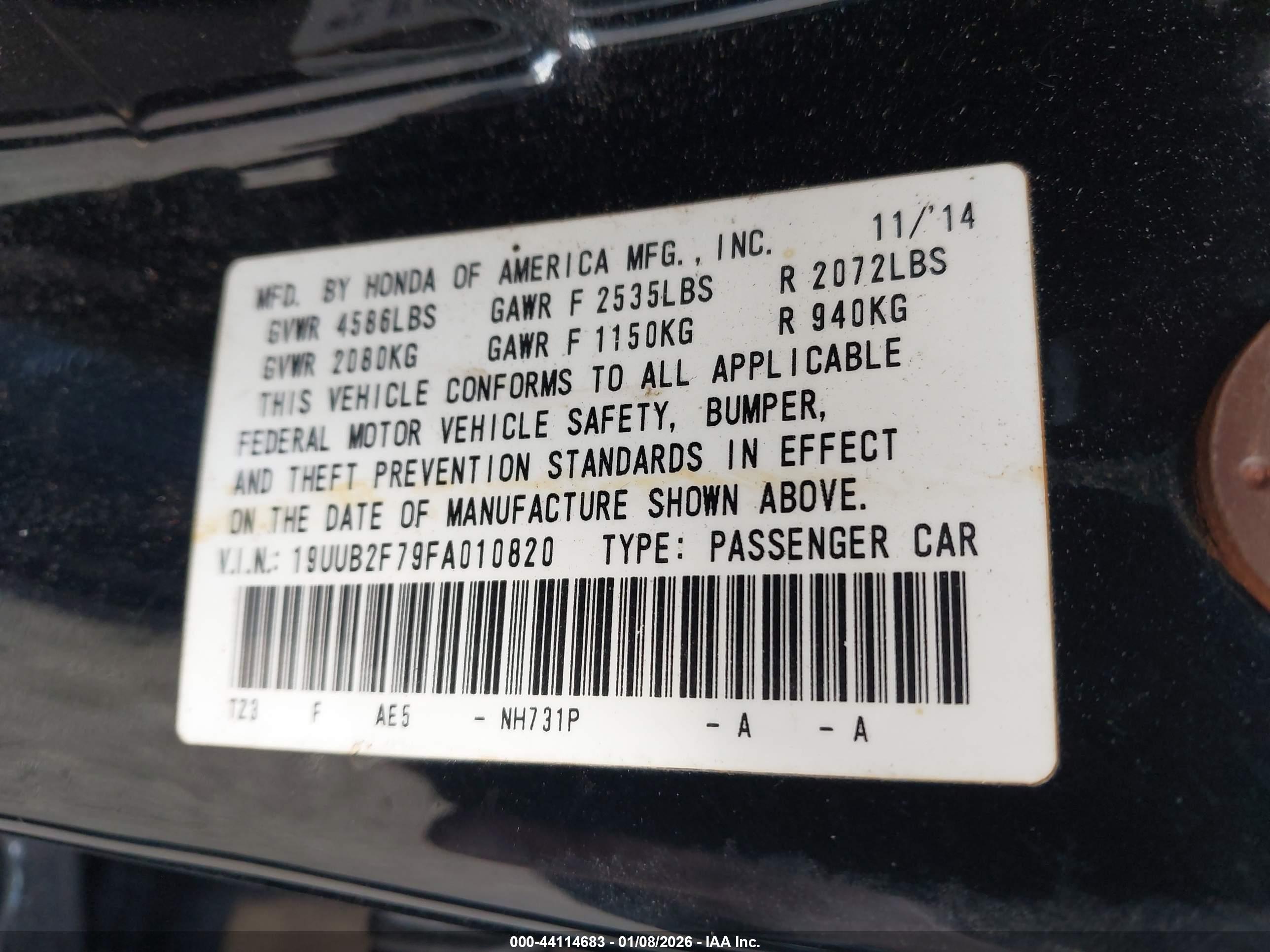ACURA TLX image 9