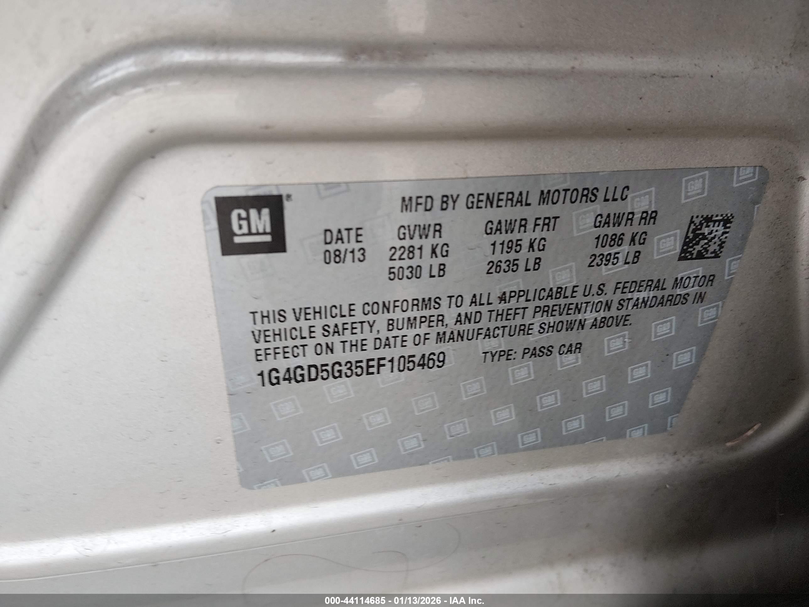 BUICK LACROSSE image 9