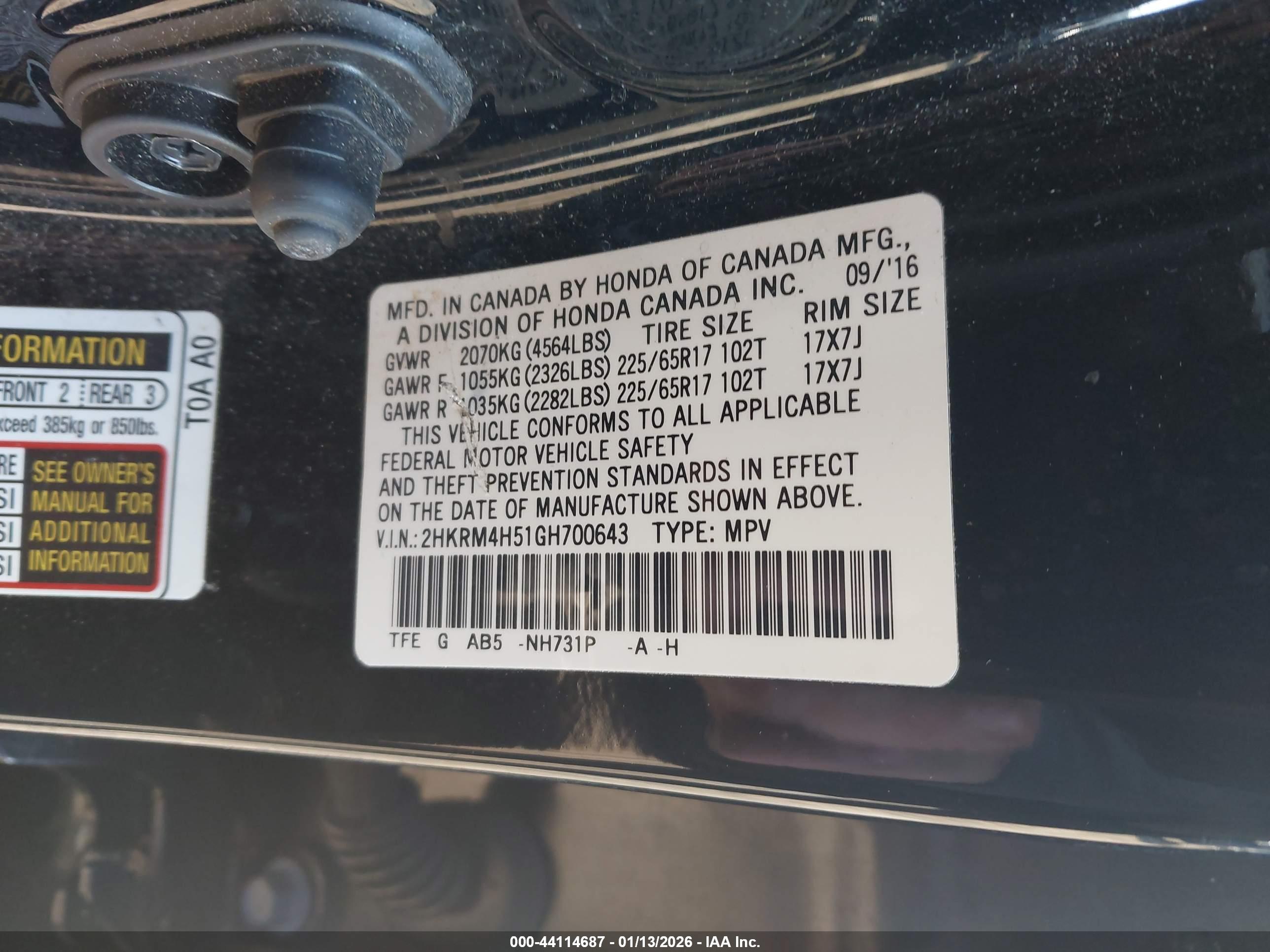 HONDA CR-V image 9