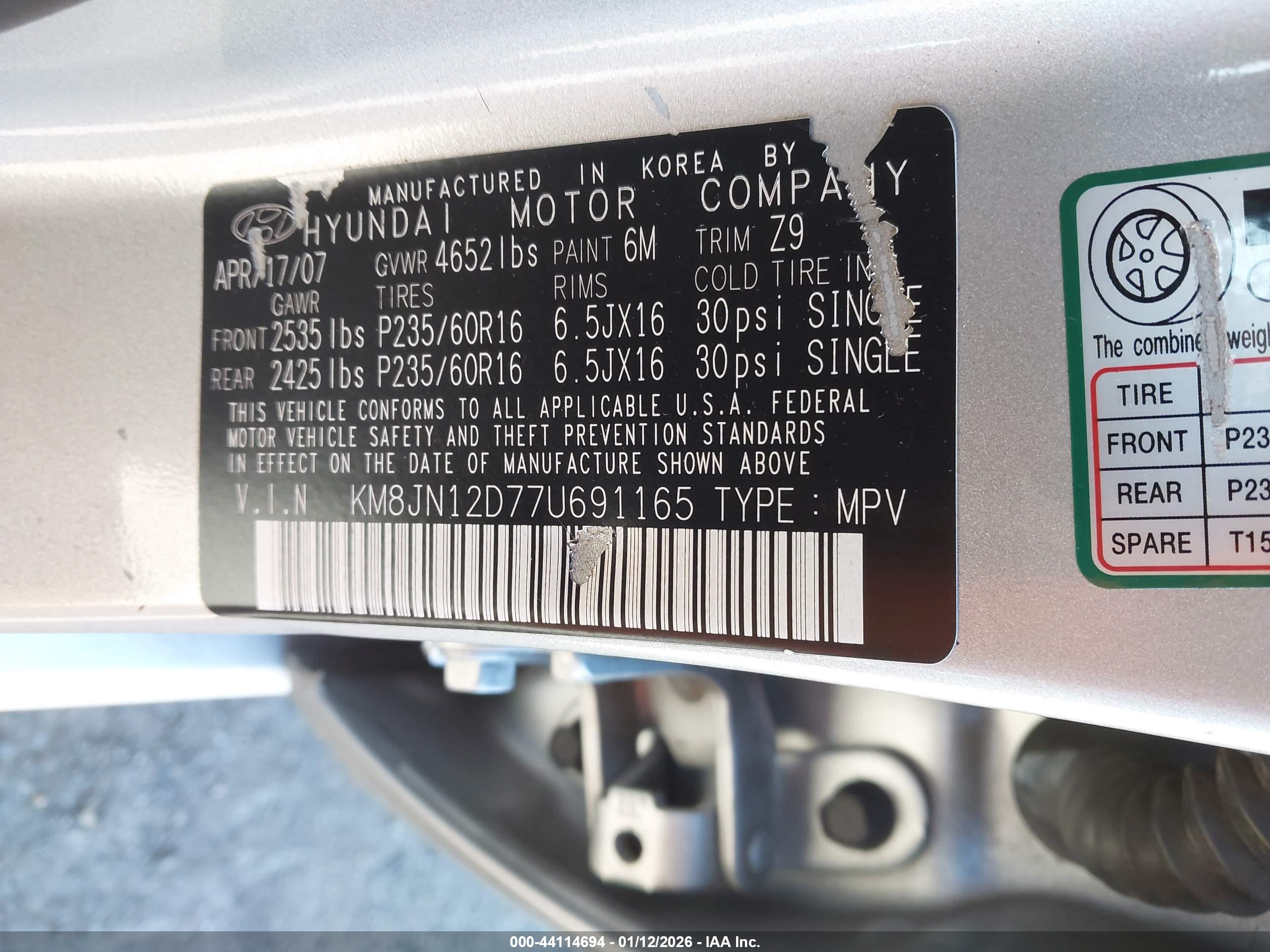 HYUNDAI TUCSON image 9