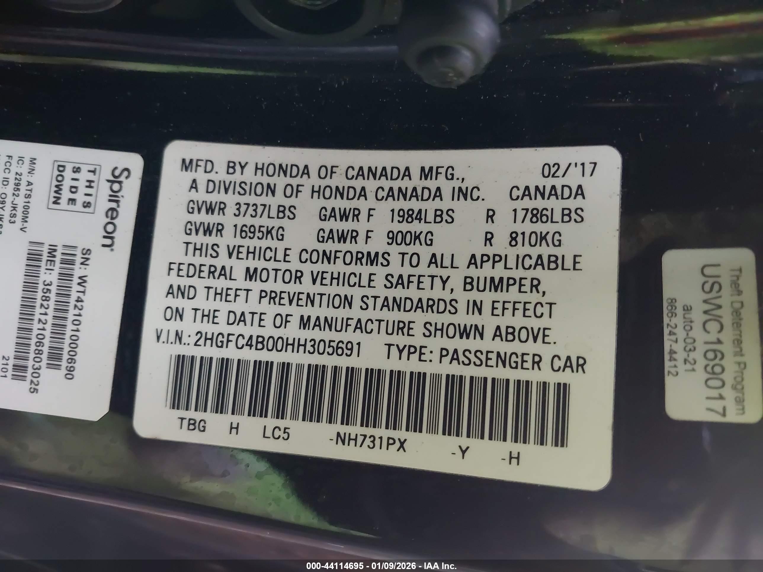 HONDA CIVIC image 9