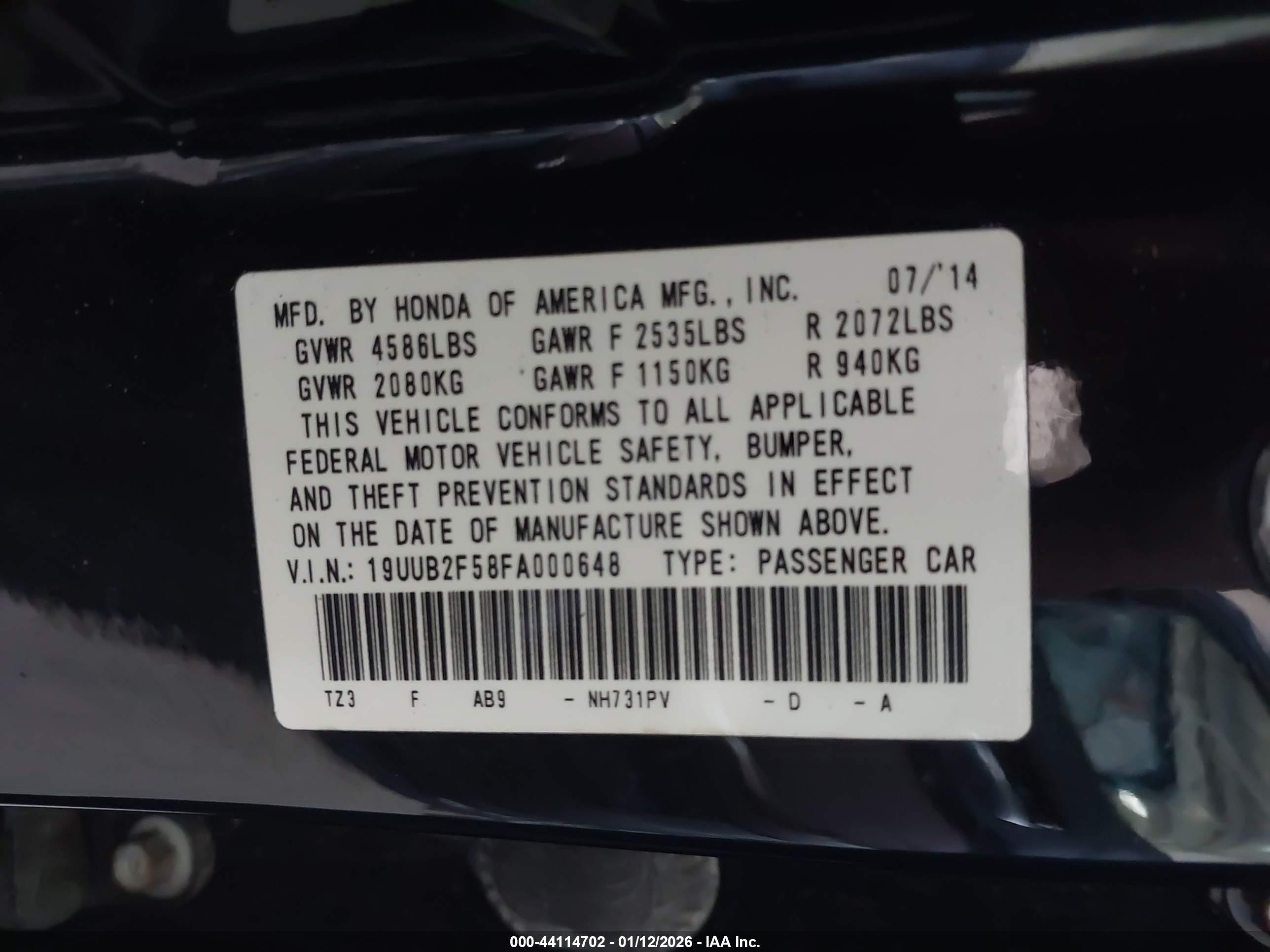 ACURA TLX image 9