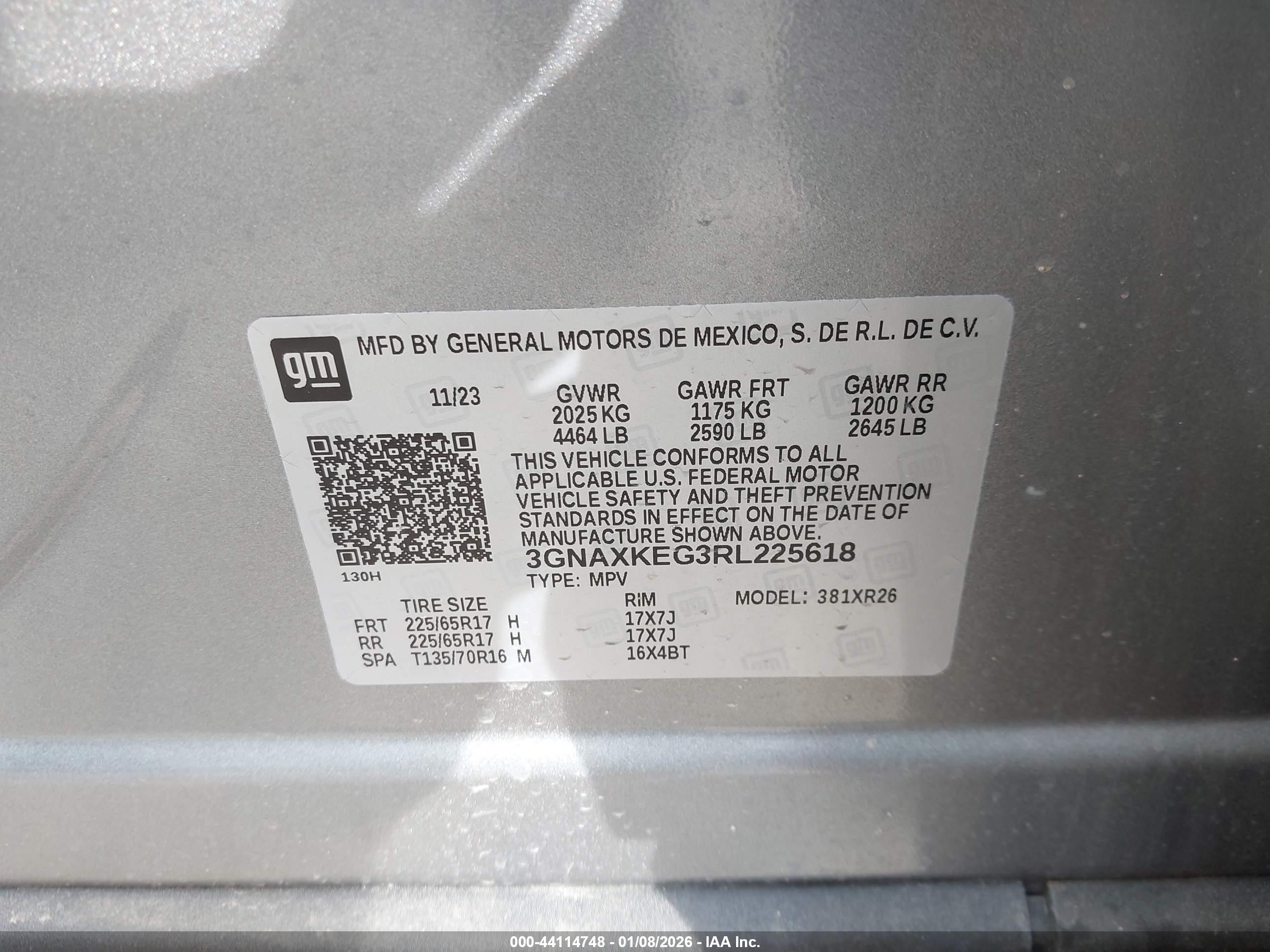 CHEVROLET EQUINOX image 9