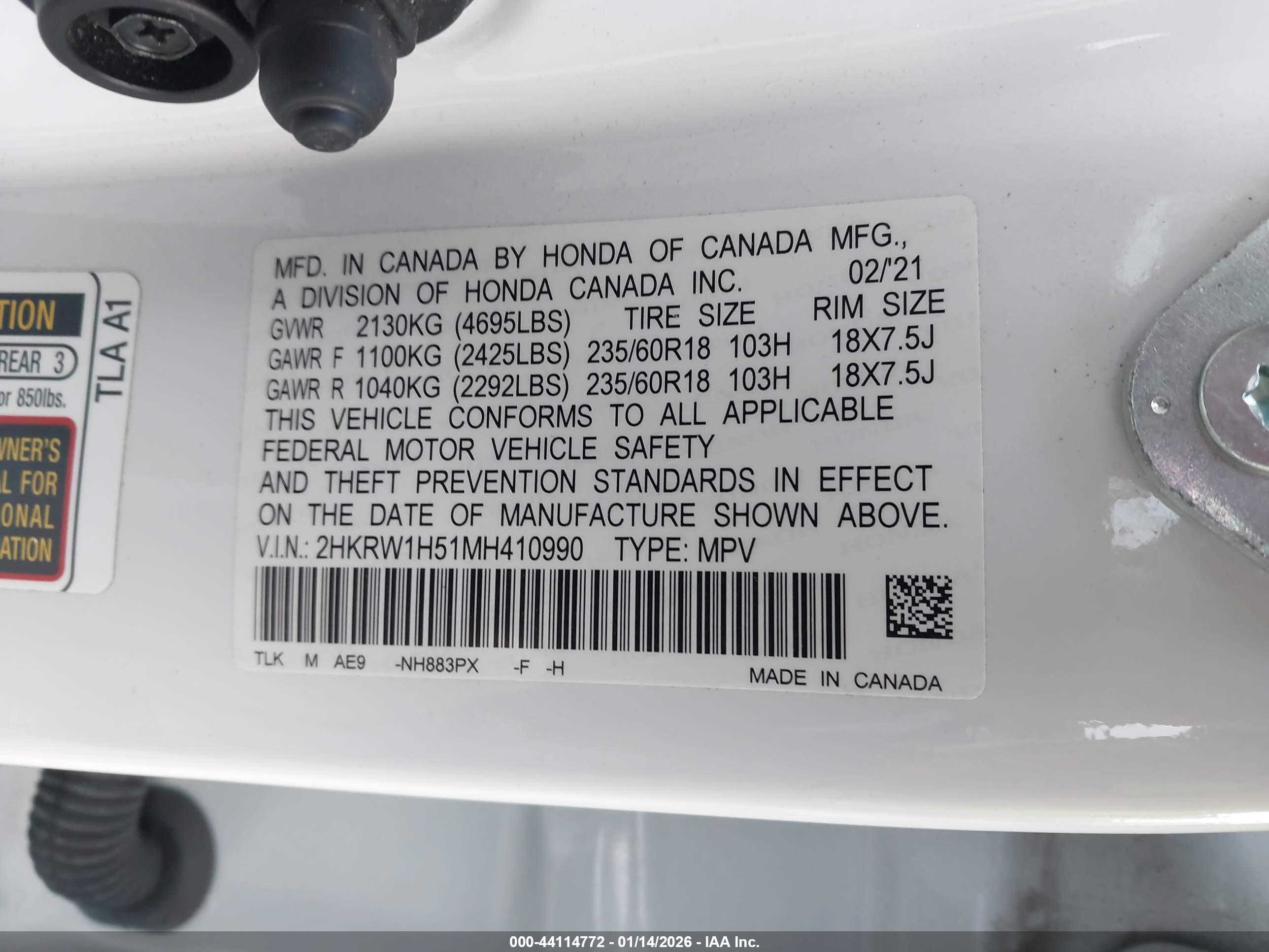 HONDA CR-V image 9