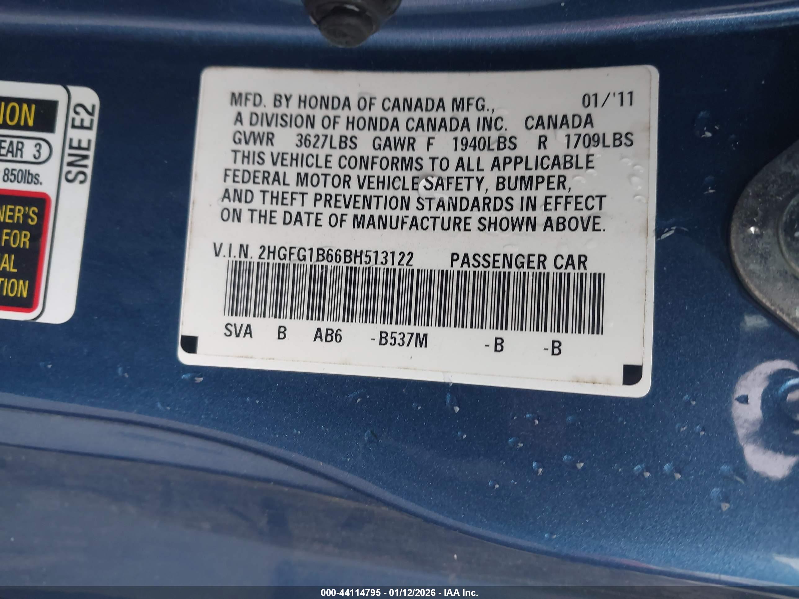 HONDA CIVIC image 9