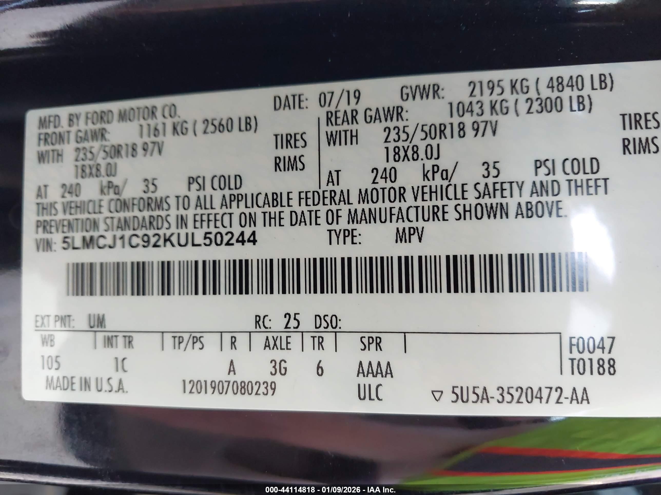 LINCOLN MKC image 9