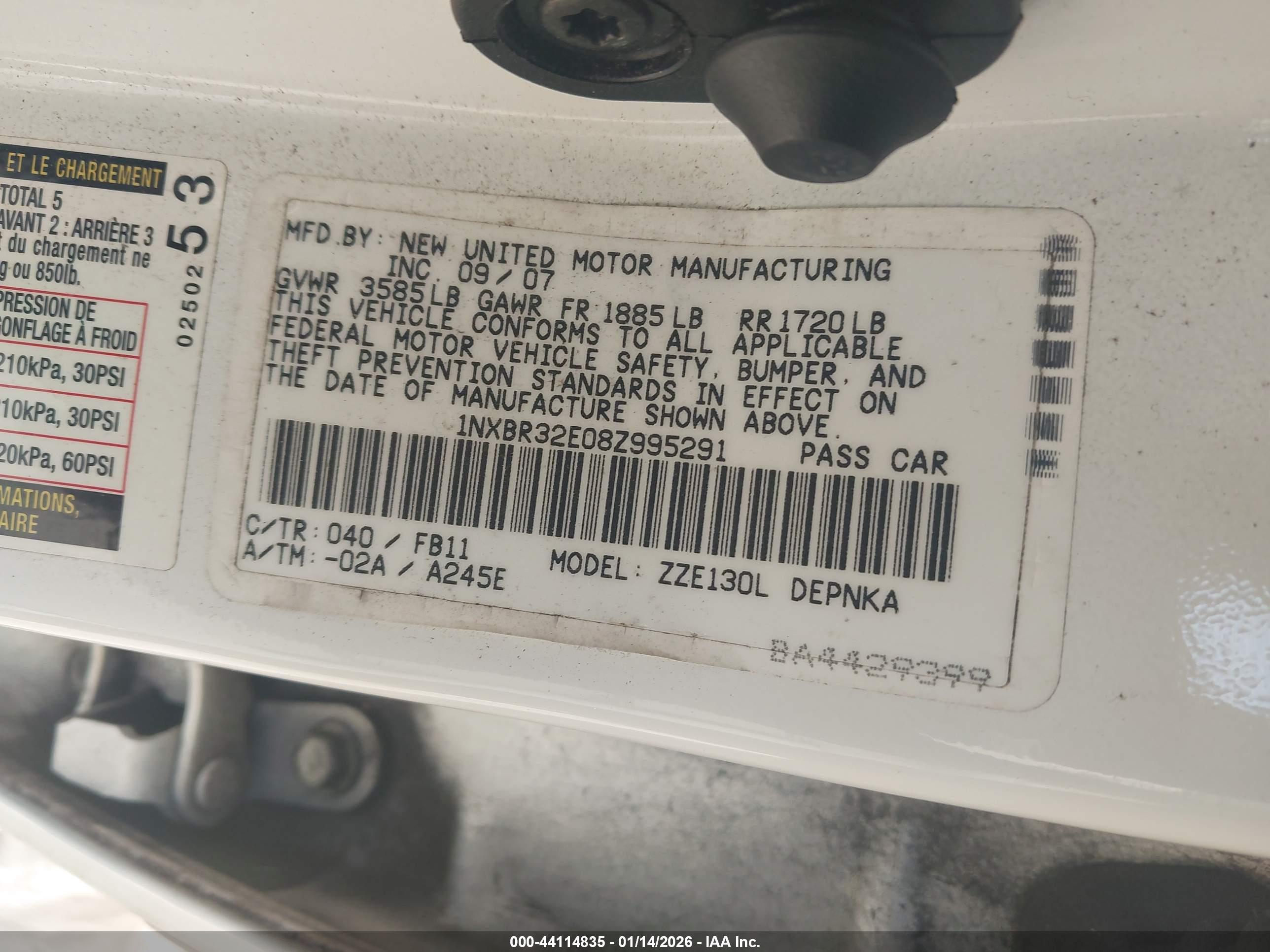 TOYOTA COROLLA image 9