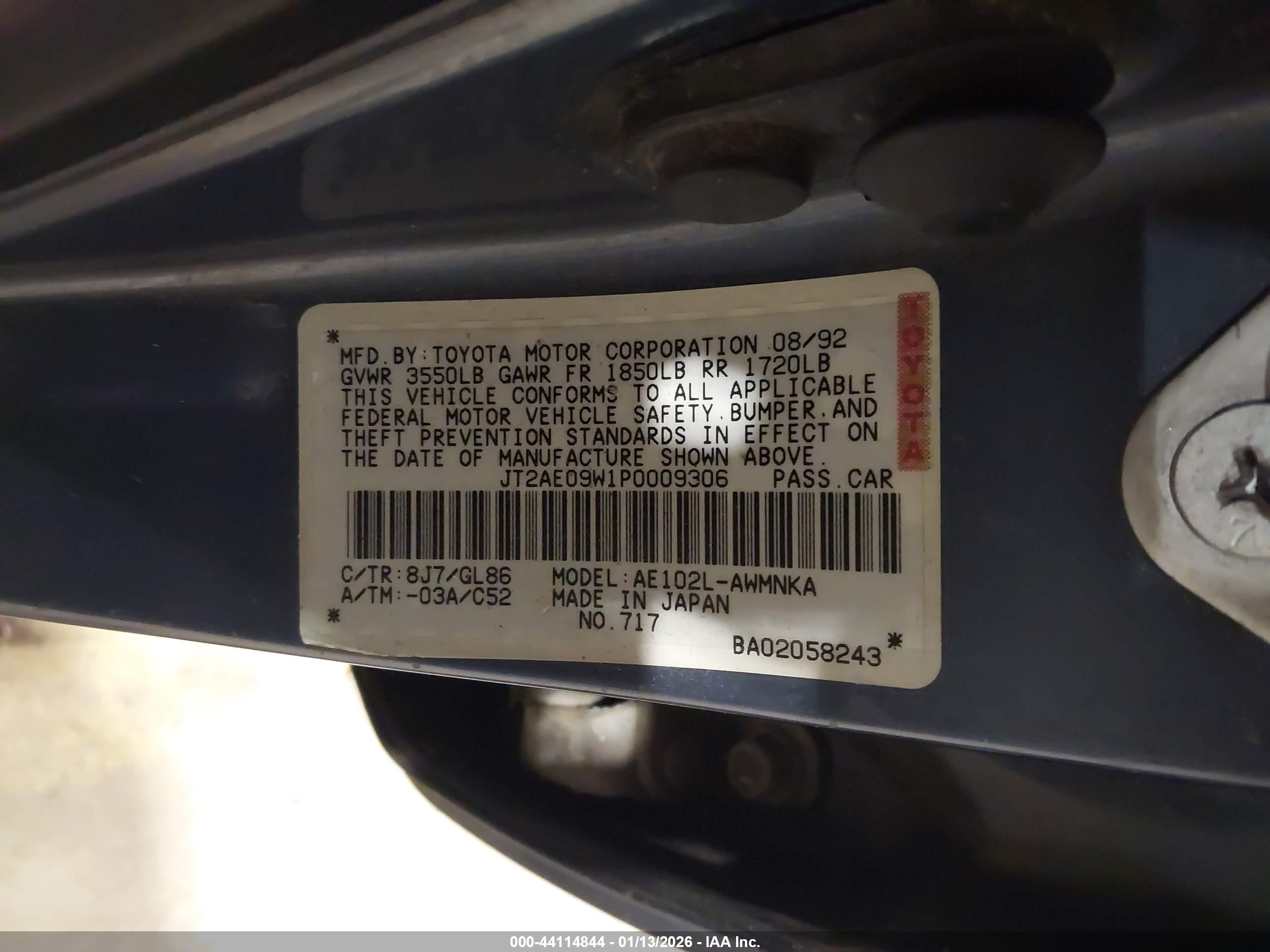 TOYOTA COROLLA image 9