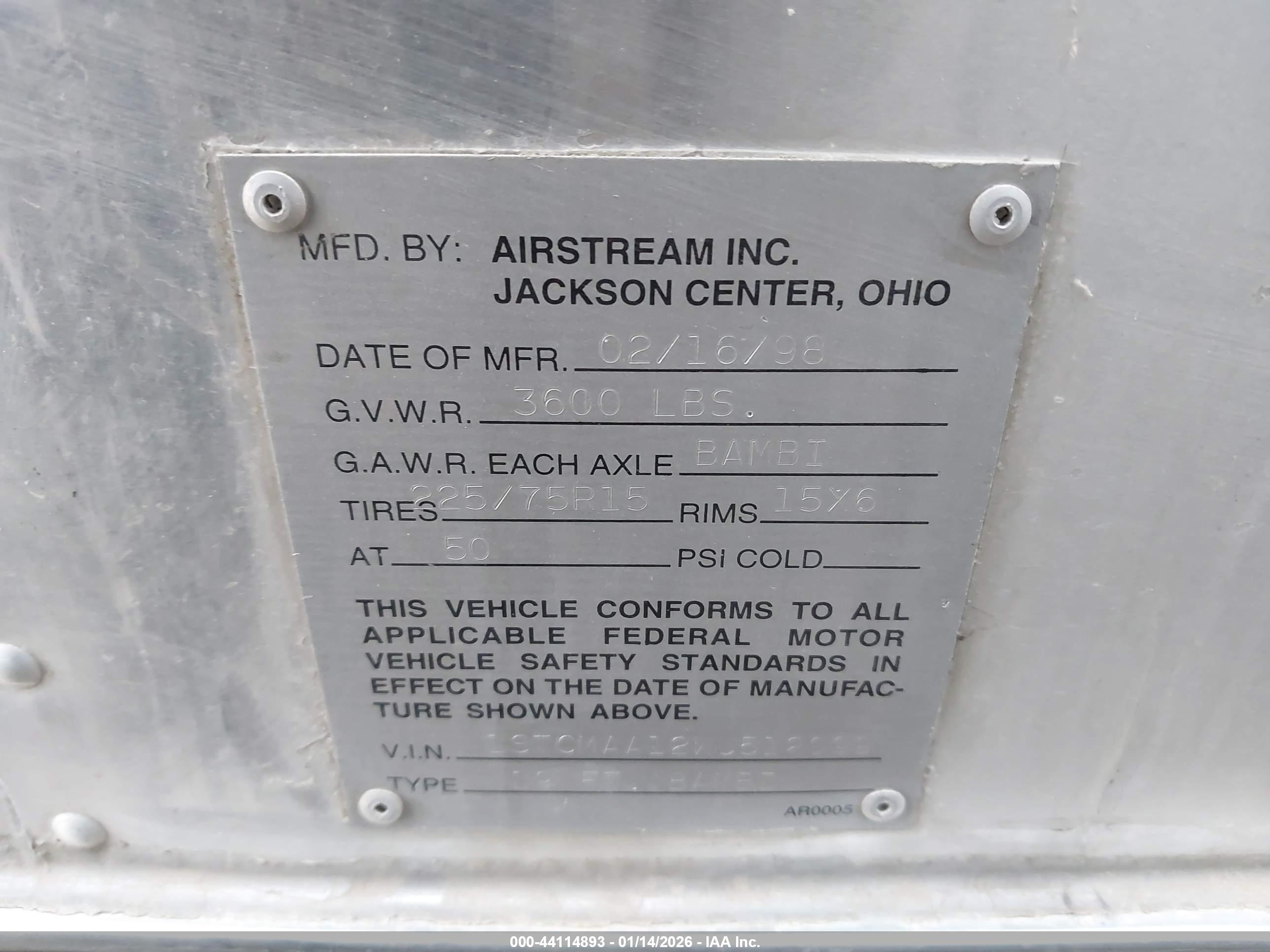 AIRSTREAM BAMBI image 9