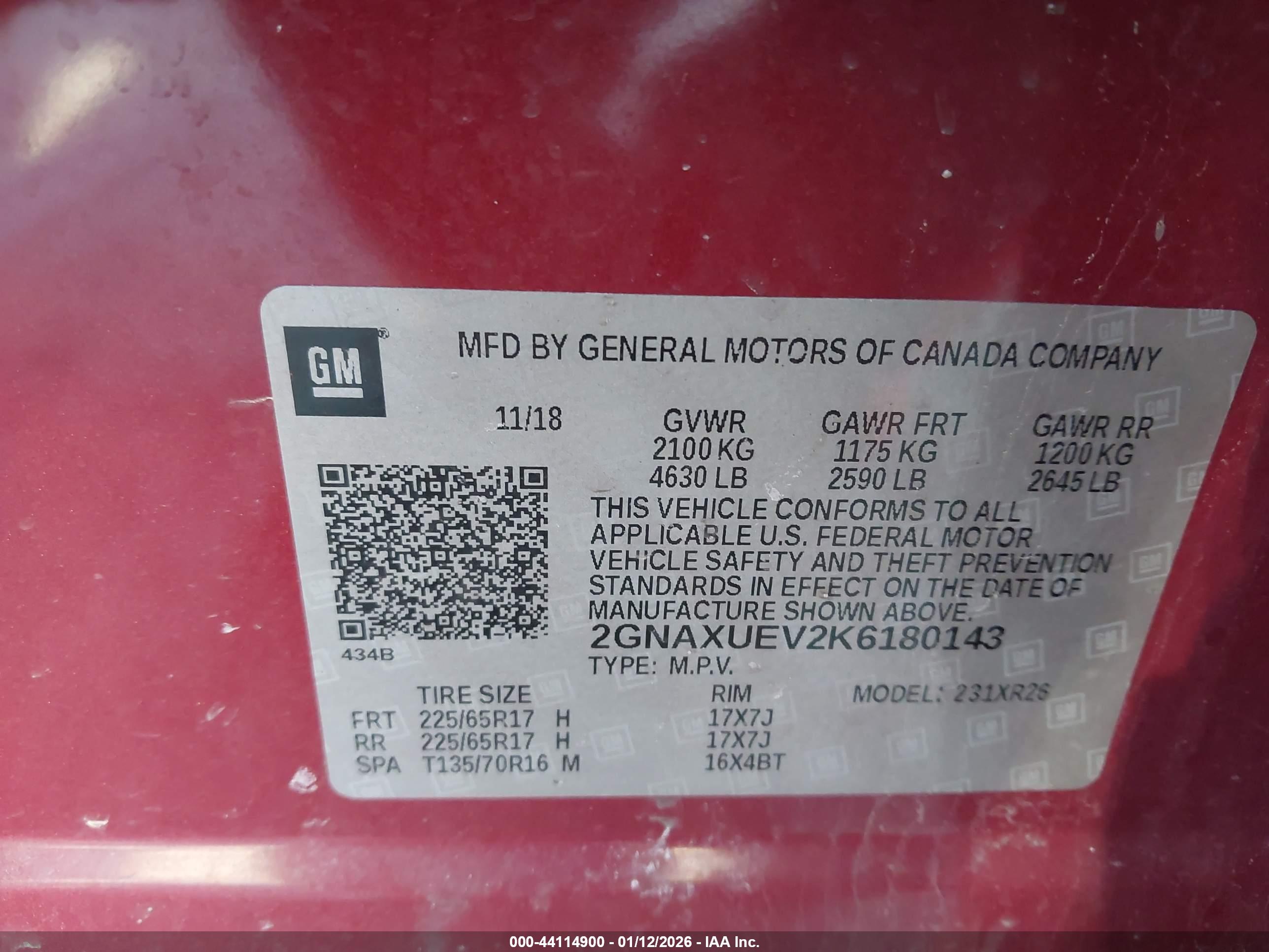 CHEVROLET EQUINOX image 9