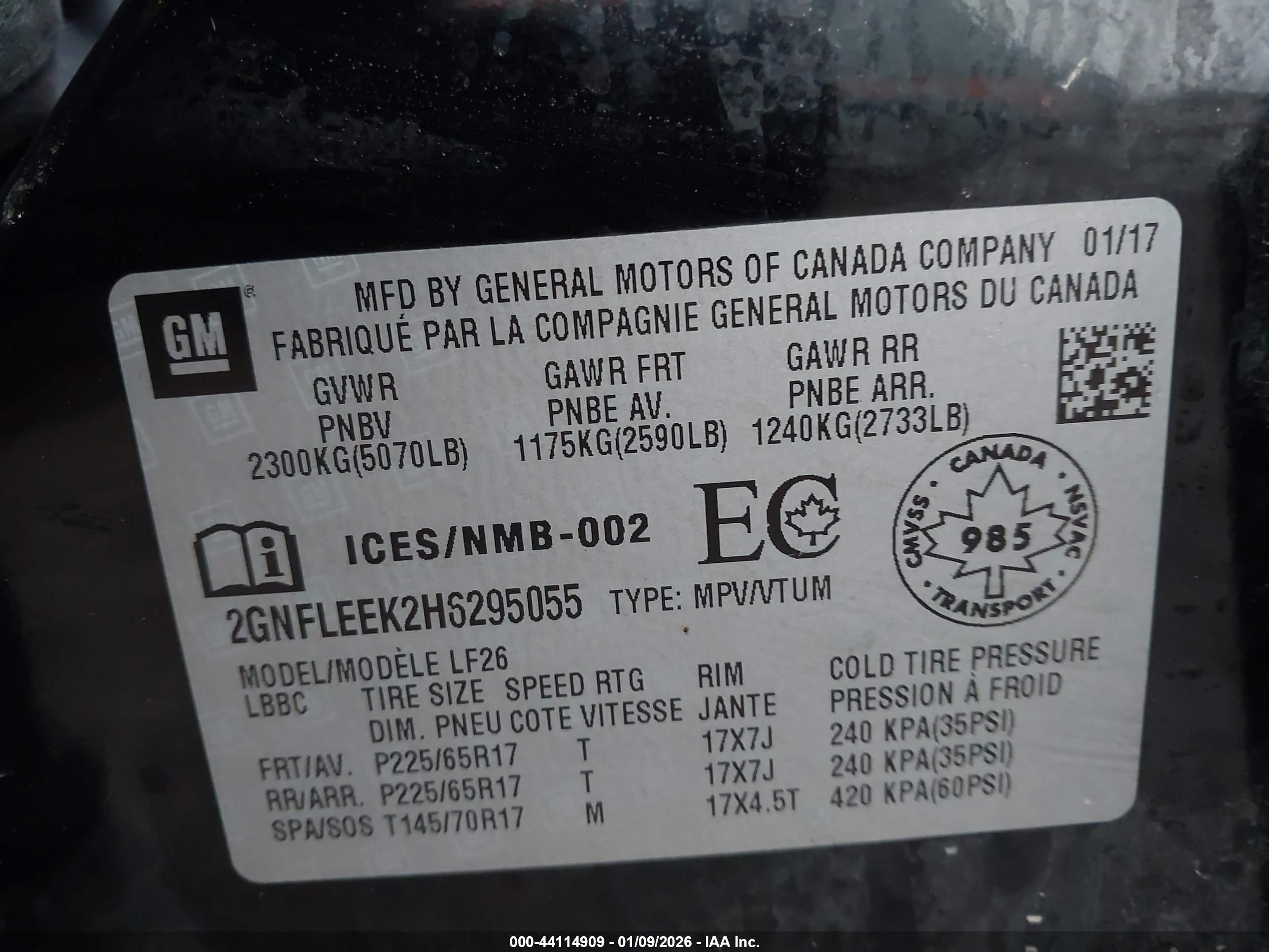 CHEVROLET EQUINOX image 9
