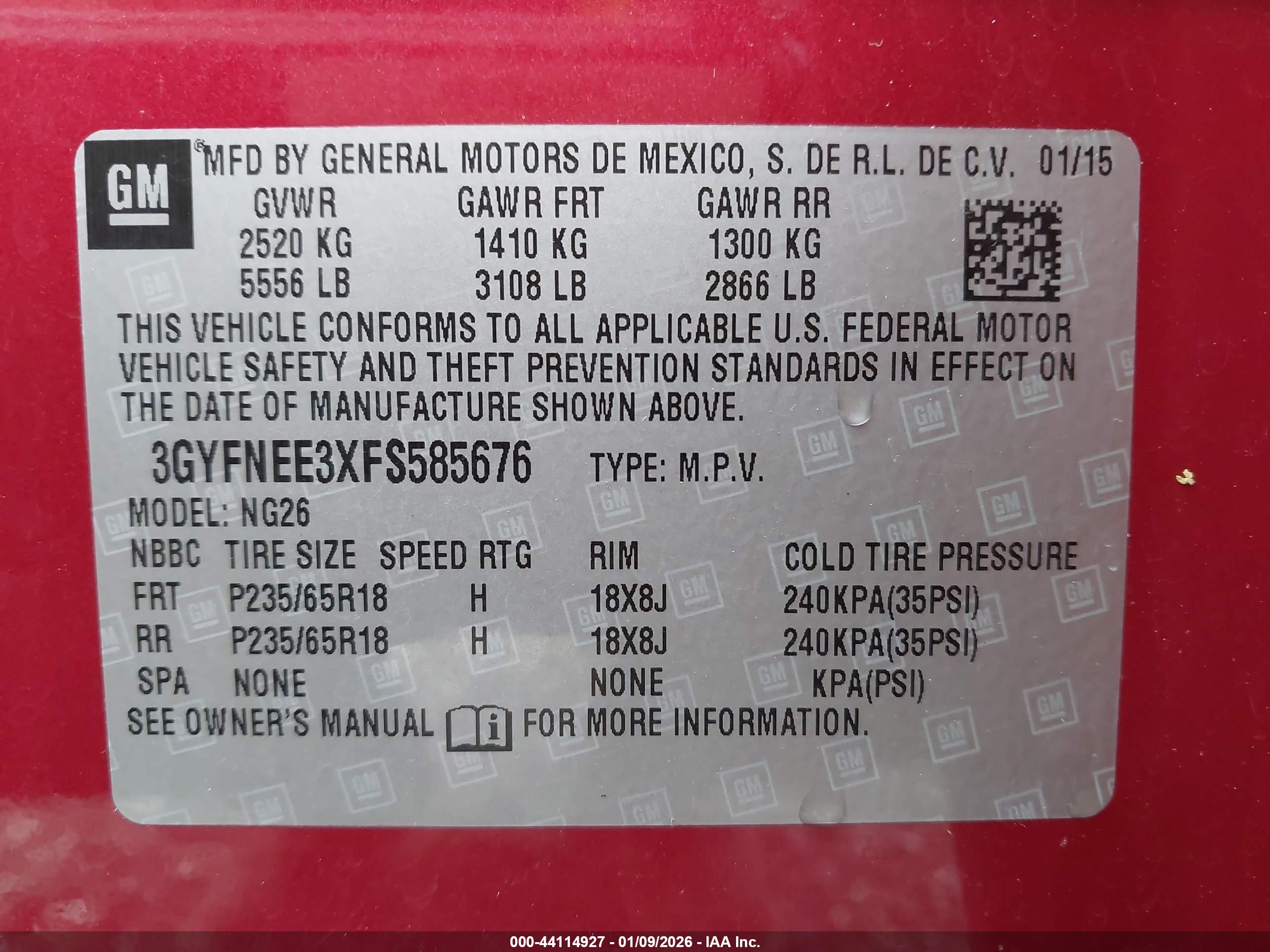 CADILLAC SRX image 9