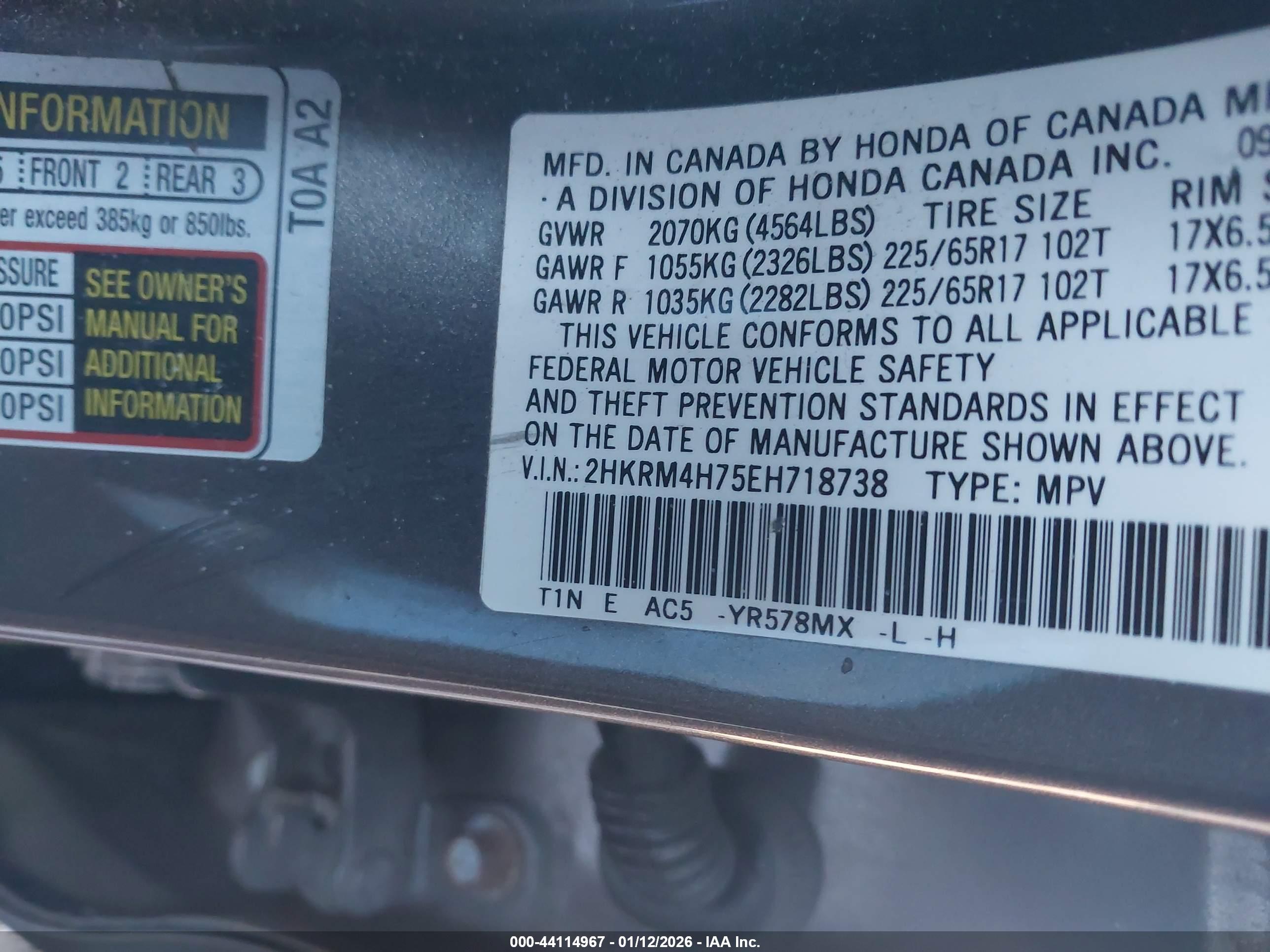 HONDA CR-V image 9