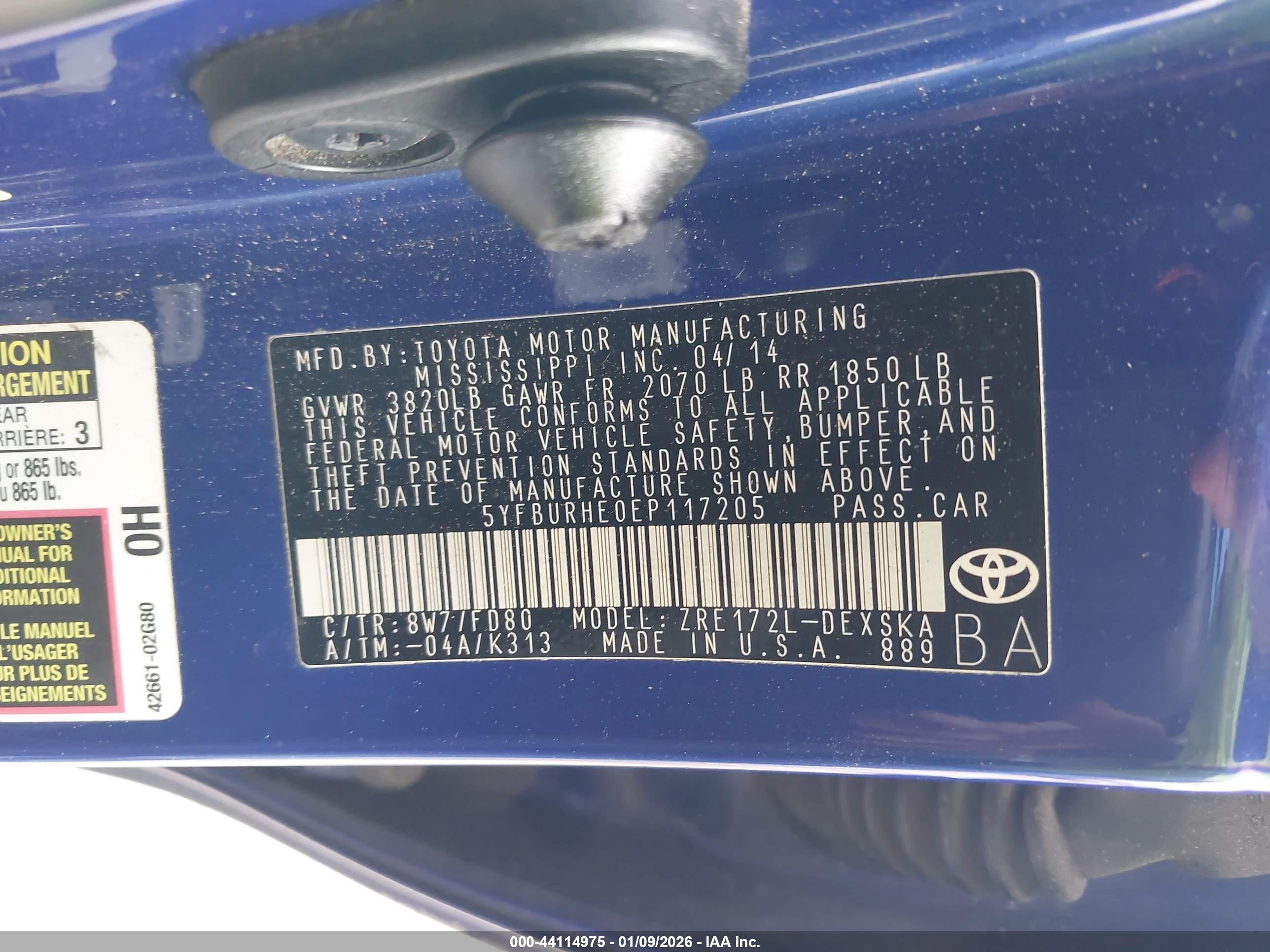 TOYOTA COROLLA image 9
