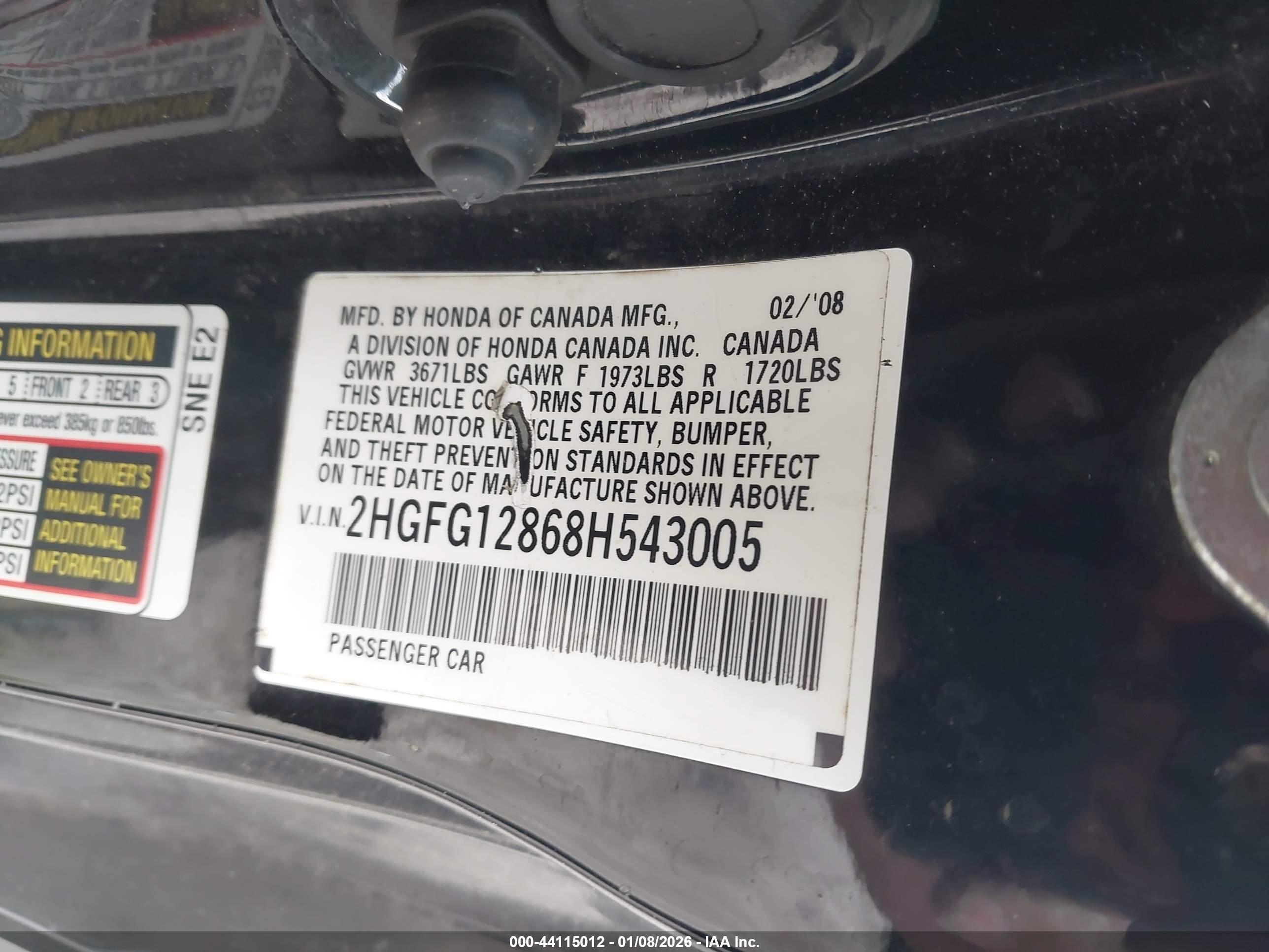 HONDA CIVIC image 9