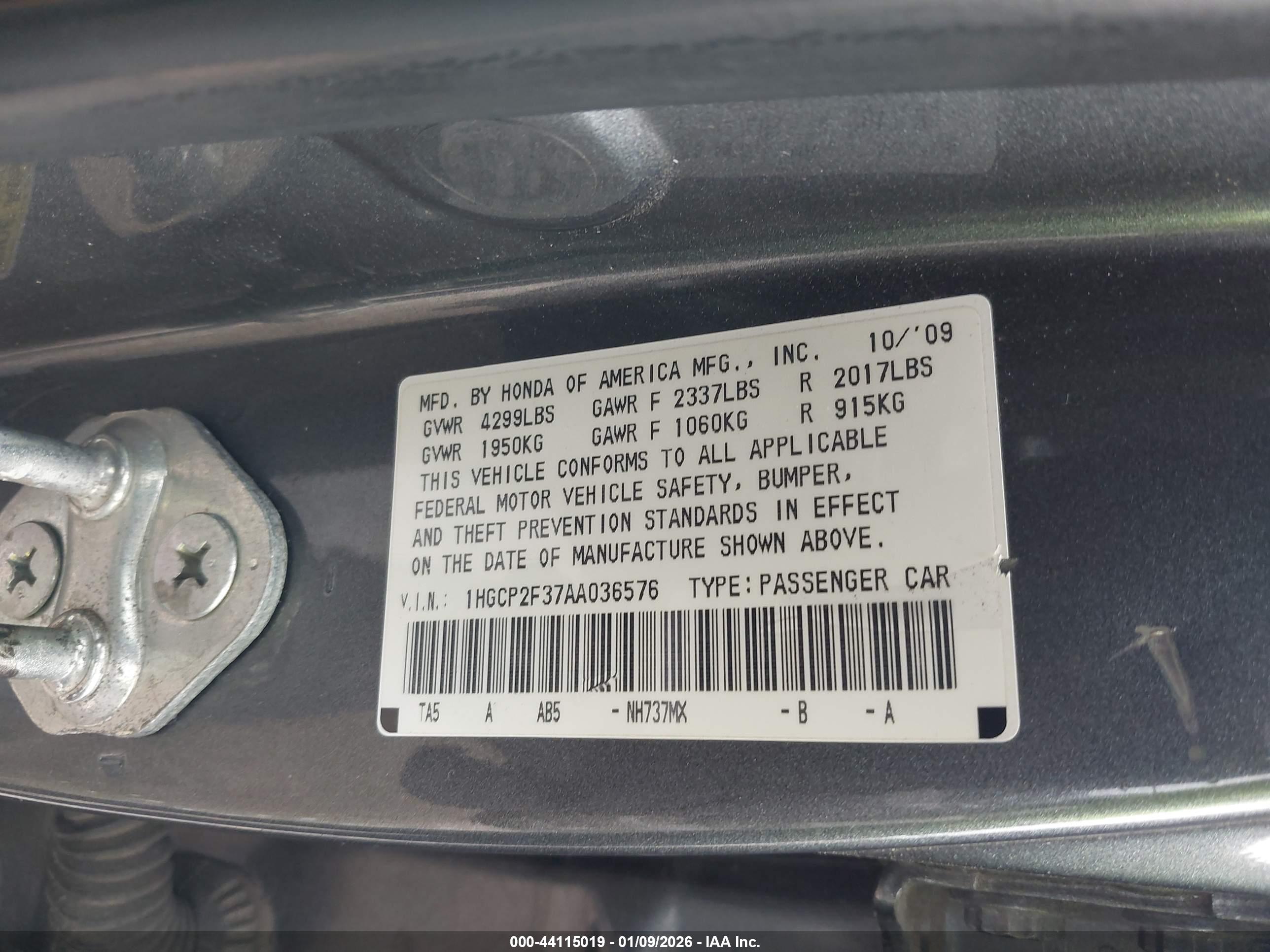 HONDA ACCORD image 9