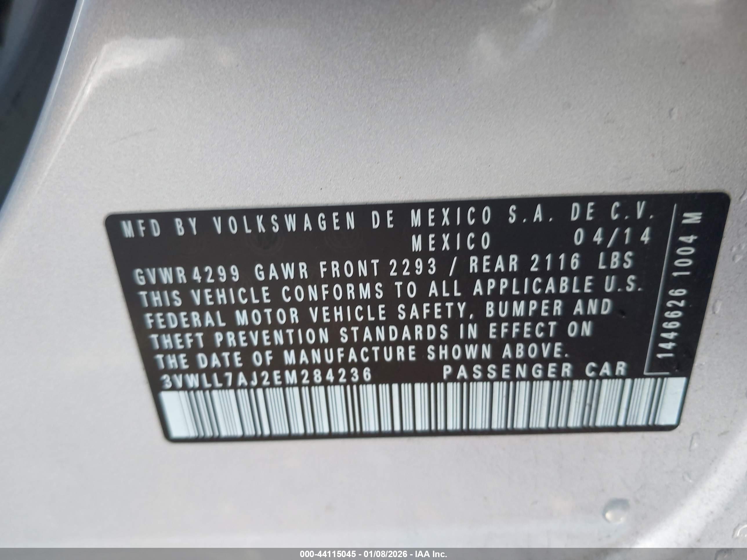 VOLKSWAGEN JETTA image 9