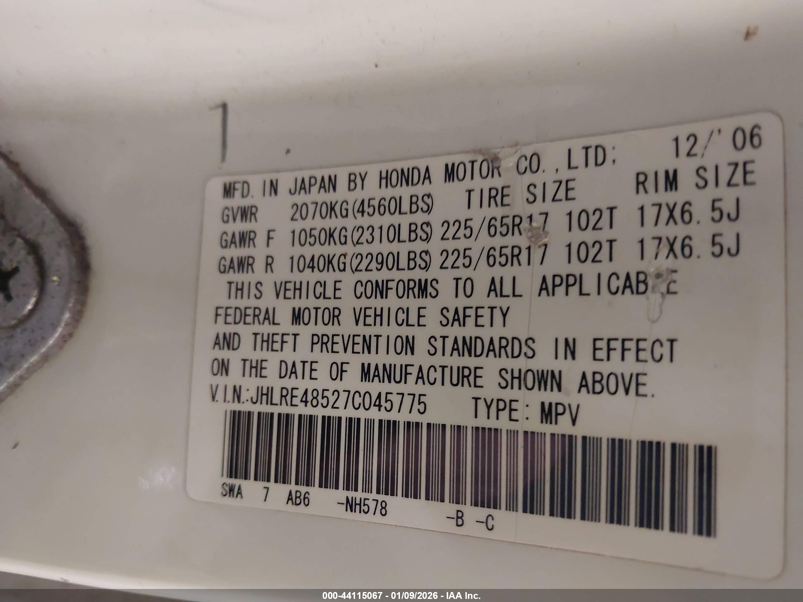 HONDA CR-V image 9