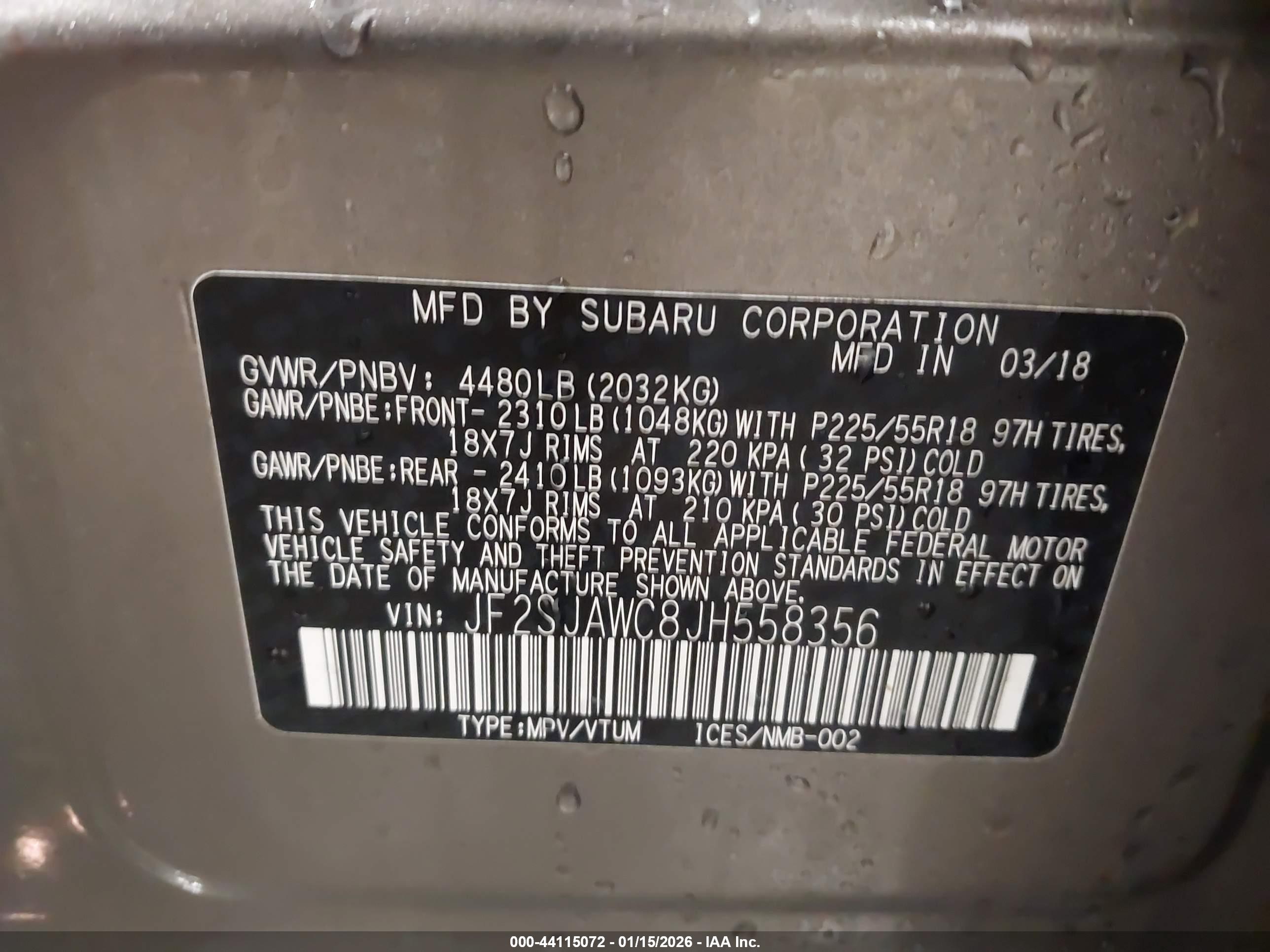 SUBARU FORESTER image 9